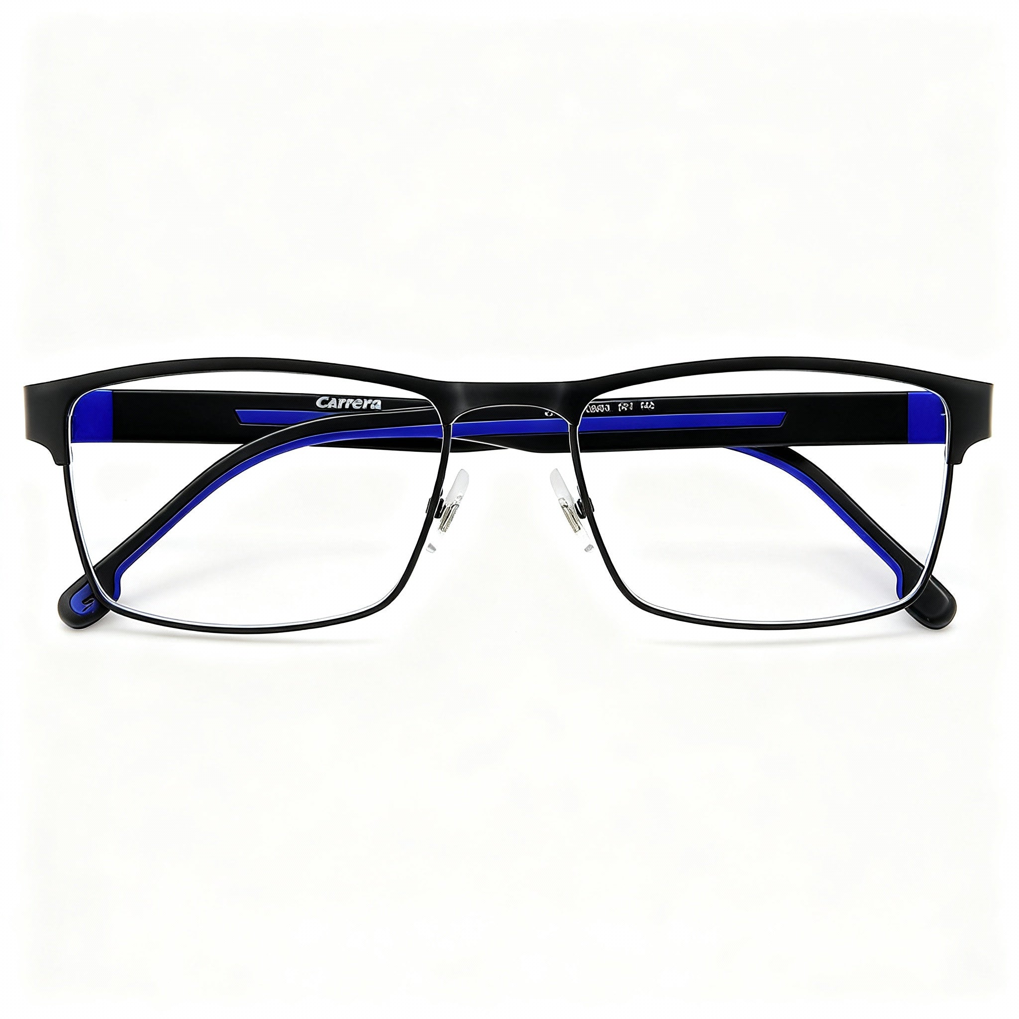 Carrera 8884 Unisex Alloy Steel Non-Polarised Polycarbonate Eyeglasses in Black Blue 55-18-145mm
