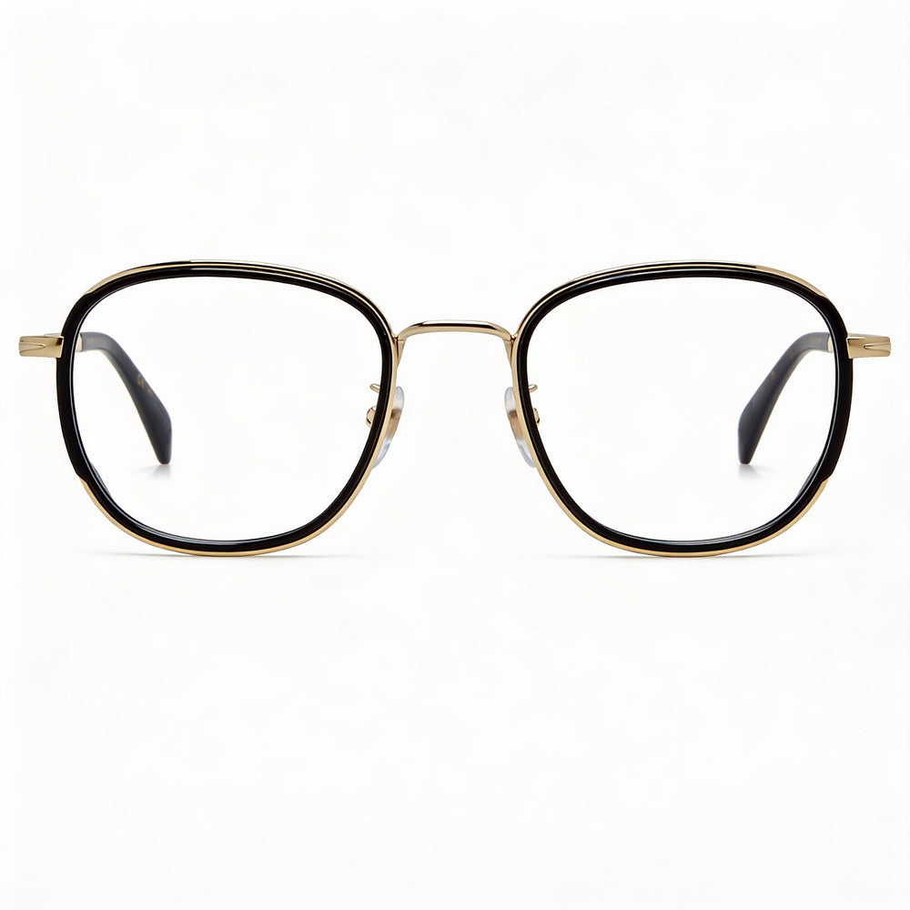 Gafas de sol David Beckham Db 7075/G de metal para hombre, oro negro, lente de 51 mm