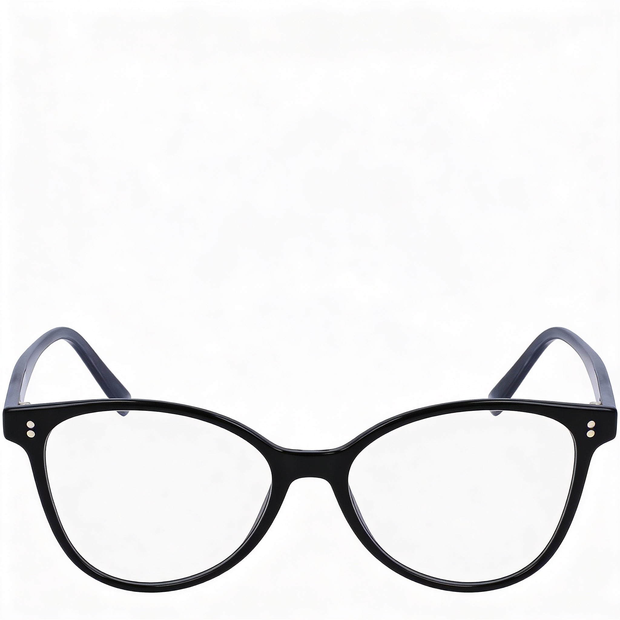 Salvatore Ferragamo SF2948 Women's Modern Cat Eye Full-Rim Plastic Demo Eyeglasses Black/Grey Marble 54mm, Photo 1