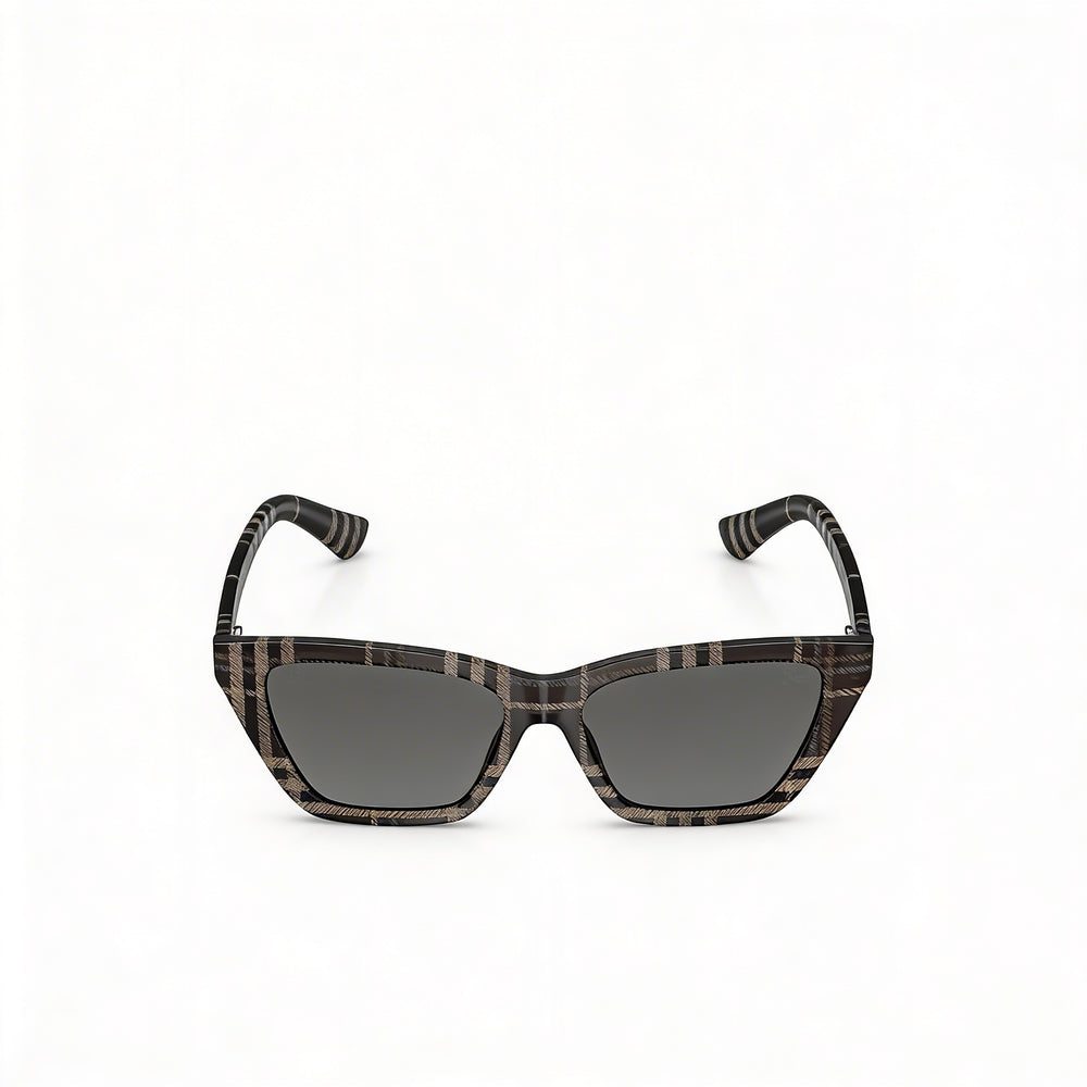 BURBERRY Casual Women's Cat Eye Style Prescription Eyeglasses with Glass Lenses, 50mm Lens Width