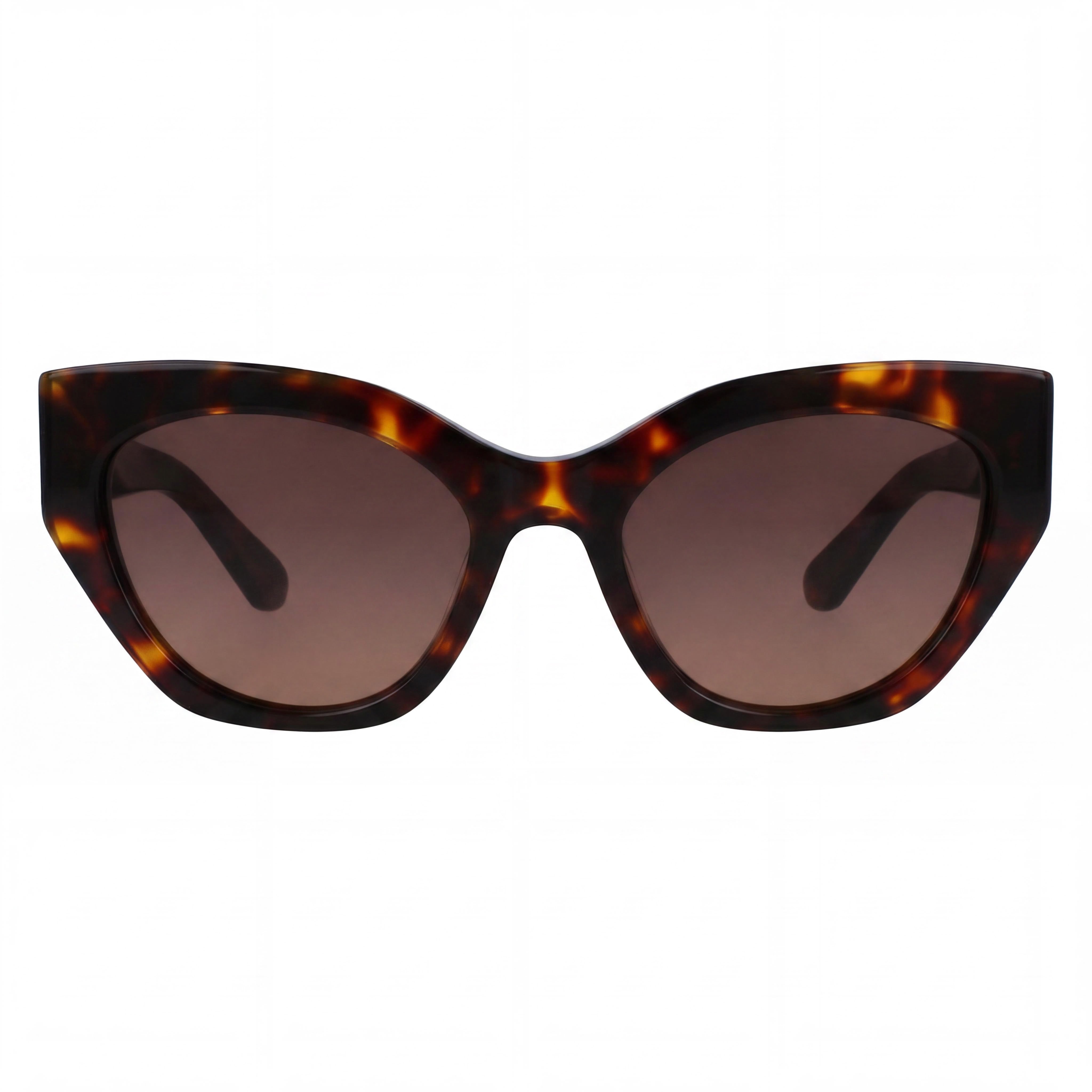 Gafas de sol Salvatore Ferragamo Sf1107s de mujer de carey oscuro con protección UV y forma de ojo de gato 55mm, Photo 2