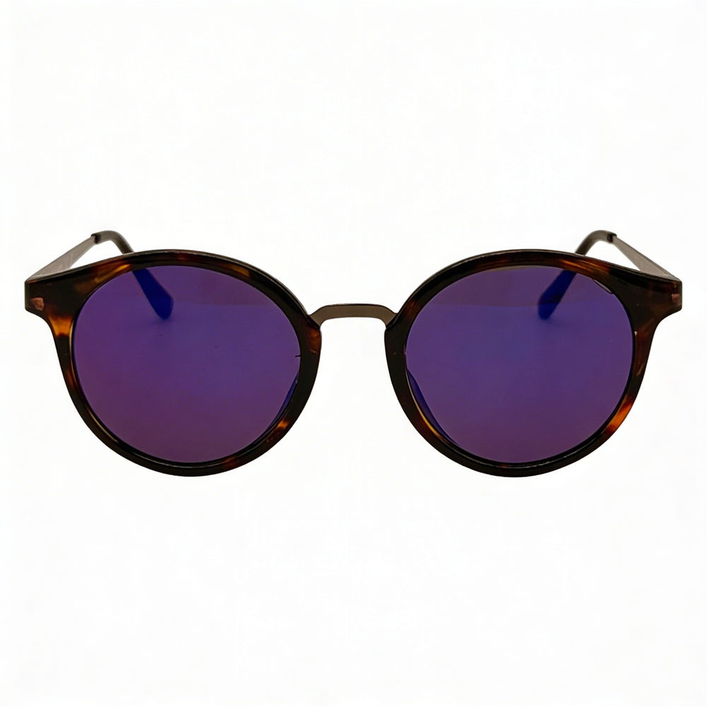 GUESS Gf0305 Women's Metal UV Protected Sunglasses Tokyo Tortoise Blue Mirror 50mm