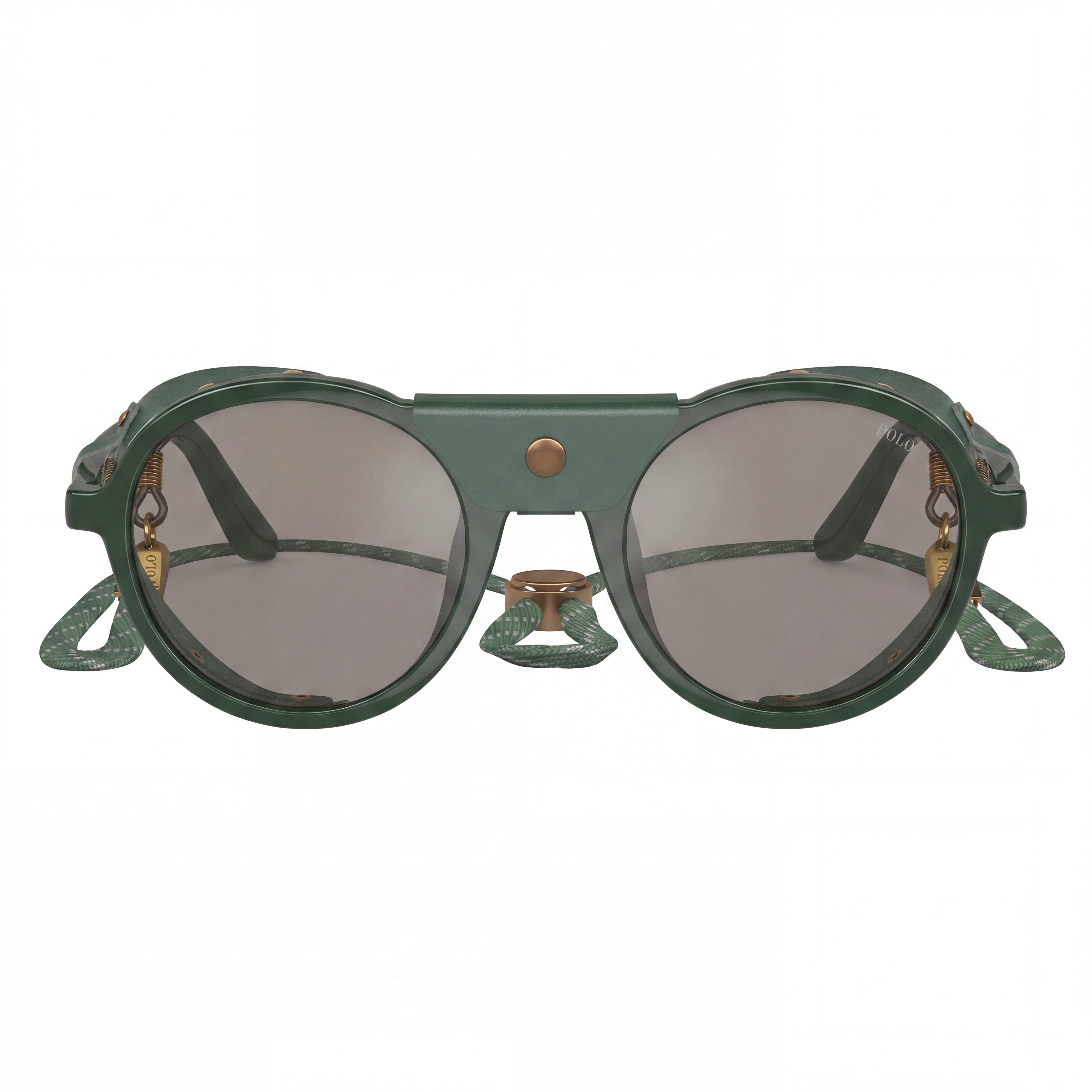 POLO RALPH LAUREN Gafas de Sol para Mujer Ph4216qu Ajuste Universal Plástico Verde Brillante con Lentes Grises Claros Espejados en Plata Protección UV 52mm, Photo 2