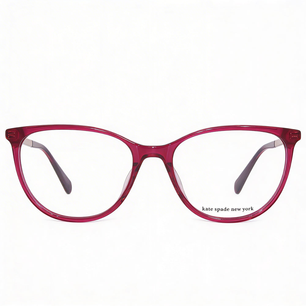 Gafas de sol Kate Spade New York Kimberlee para mujer, montura completa de plástico, cuadradas, color dorado cereza, con detalle en la patilla piramidal, 52 mm