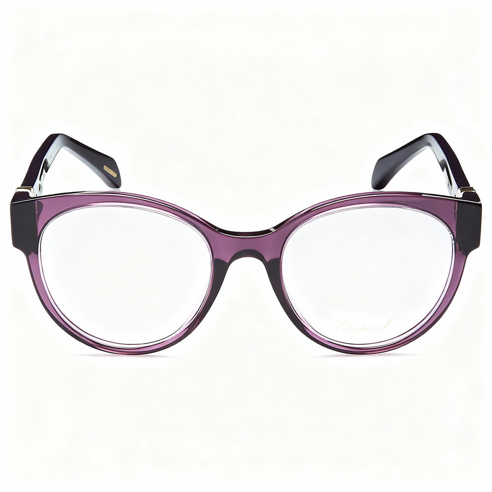 Chopard Modern Women's Transparent Violet Cellulose Acetate Eyeglasses (Lens 53mm, Bridge 19mm, Temple 145mm)