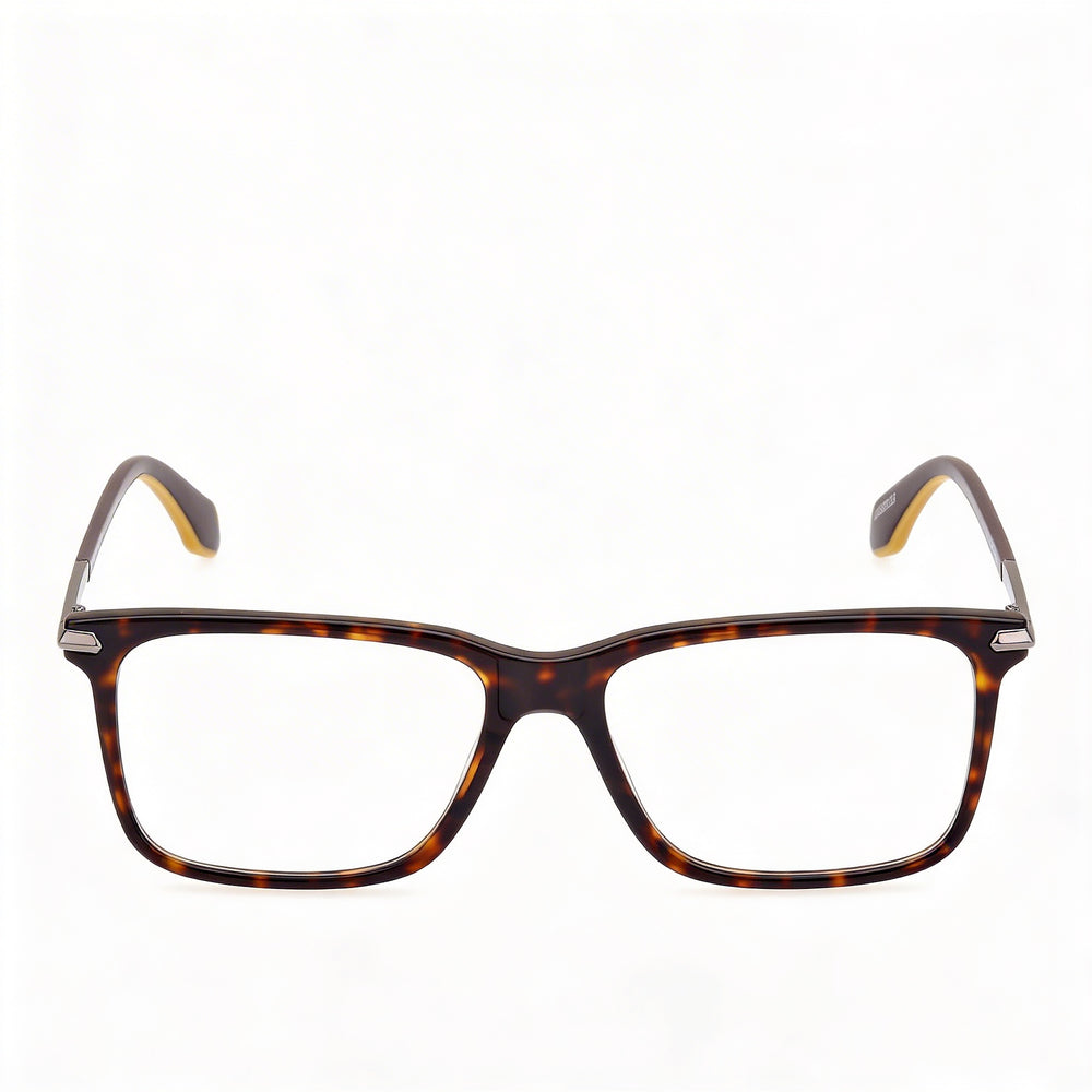 adidas Originals Men's Polarized Glasses with Dark Havana Optalmic Plastic Frame and Multicoloured Lenses