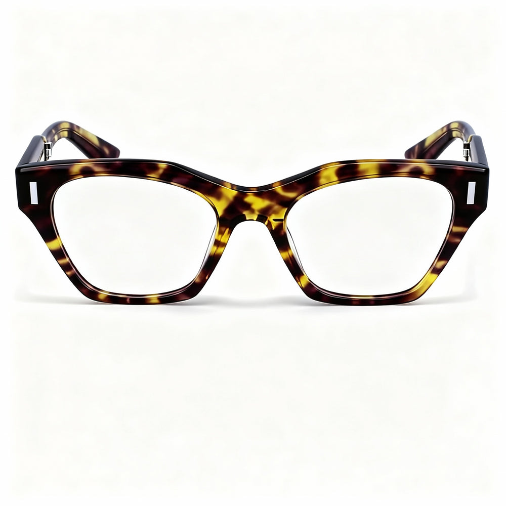 Montura de gafas ópticas unisex Calvin Klein CK23518 de acero aleado con montura completa, color violeta habana, 52 mm