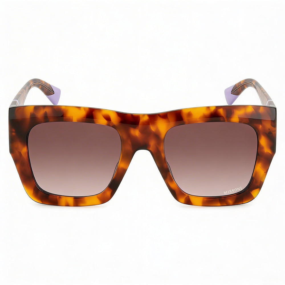 Missoni Classic Unisex Acetate Havana Honey Frame Brown Gradient UV Protection Sunglasses 52mm