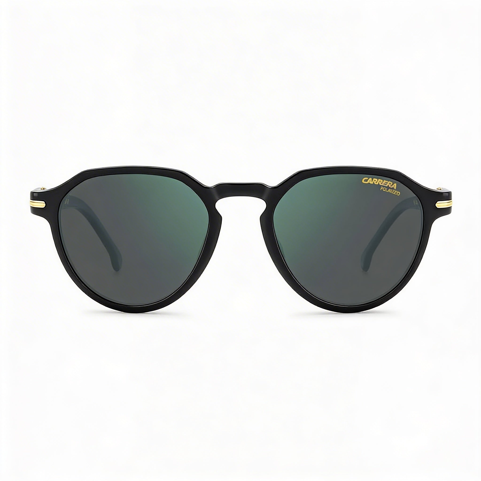 Carrera 314/S Unisex Black Green Polyamide Frame Green Grey Polarized Lenses with 100% UV Protection 50mm, Photo 2
