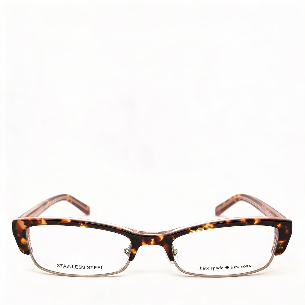 Kate Spade New York Joetta Gafas Rectangulares Unisex con Montura Metálica, Tortoise Blush, Talla 52-18-135