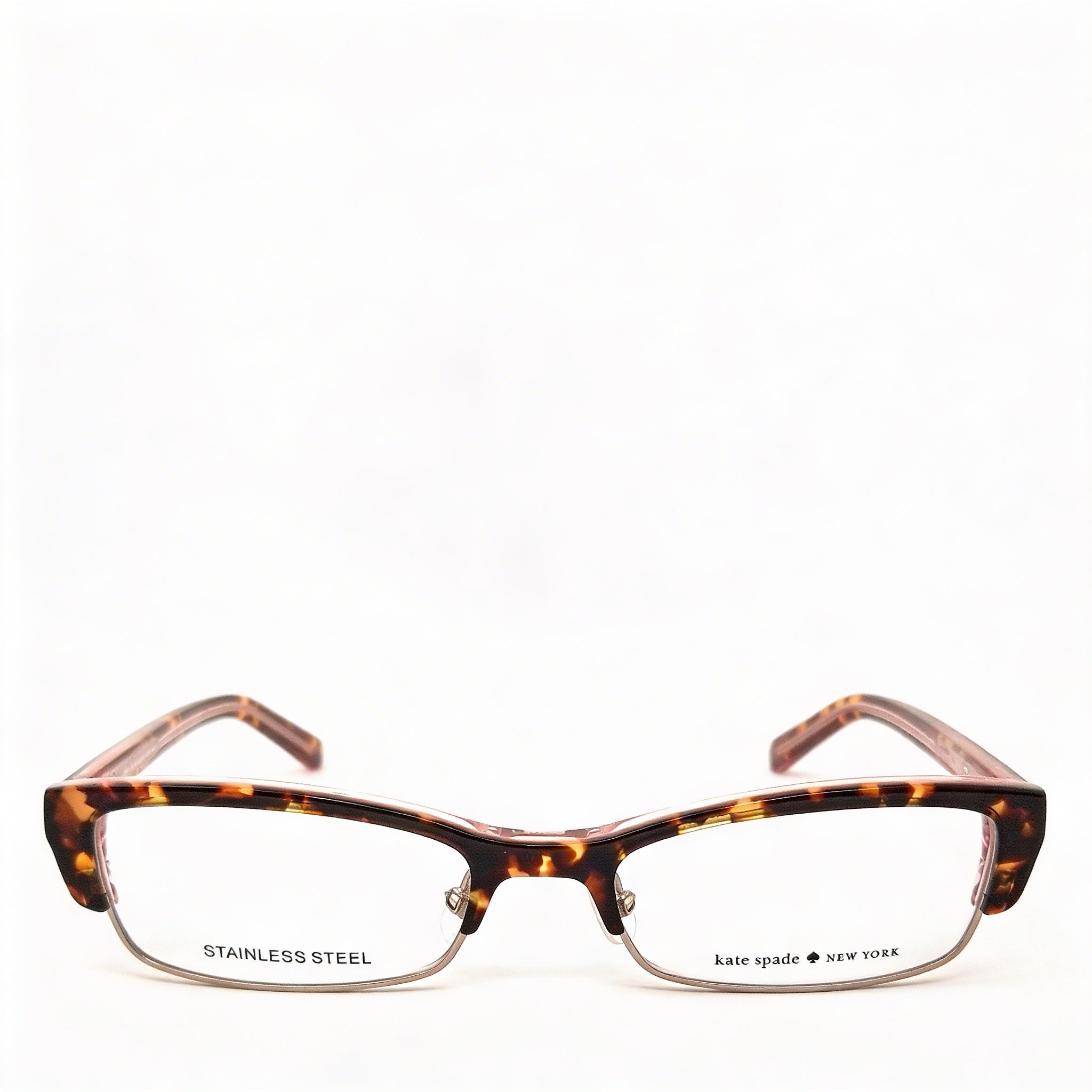 Kate Spade New York Joetta Gafas Rectangulares Unisex con Montura Metálica, Tortoise Blush, Talla 52-18-135, Photo 2