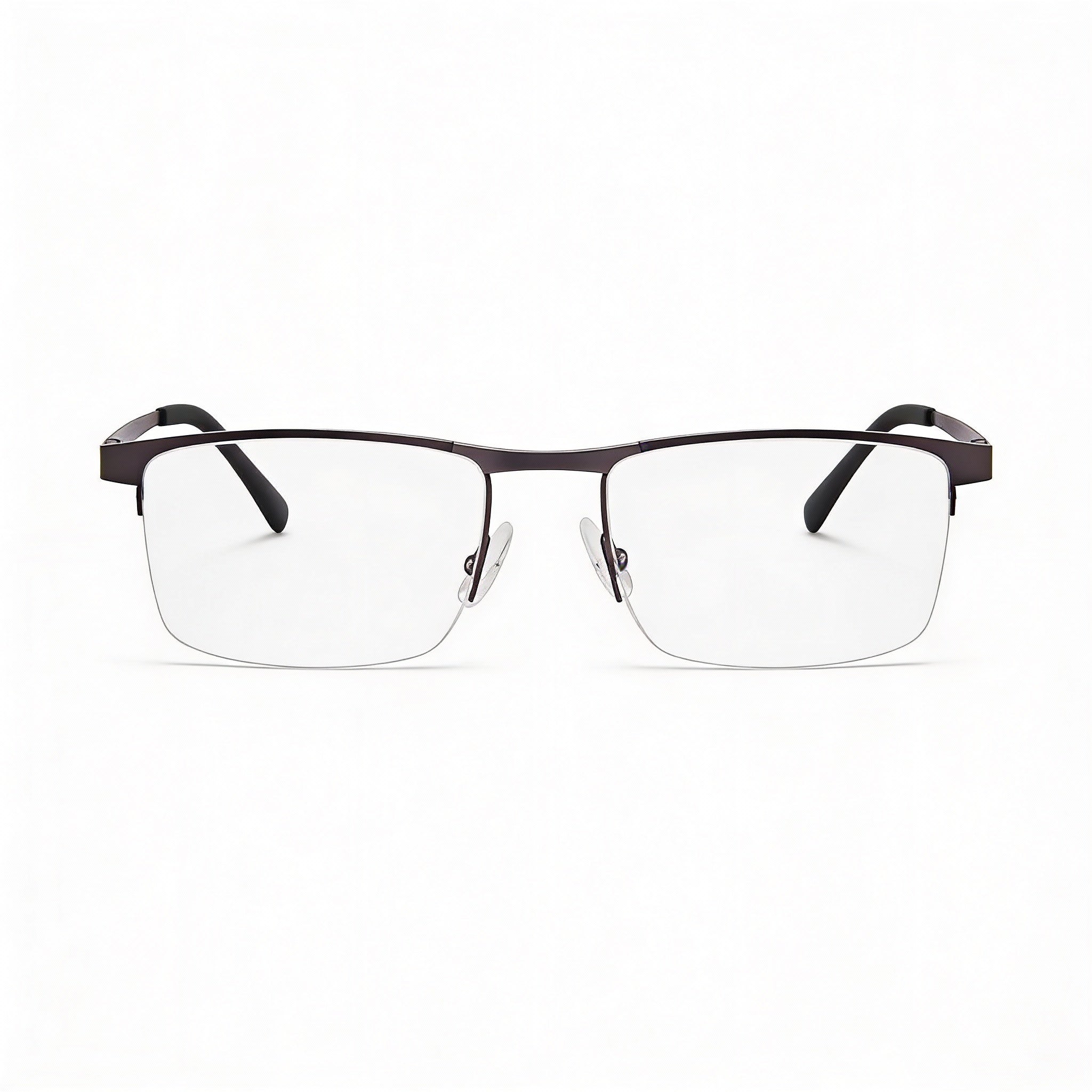 Gafas Chesterfield Ch 113xl para hombre con montura de metal gris y lentes transparentes de 57 mm de ancho., Photo 2