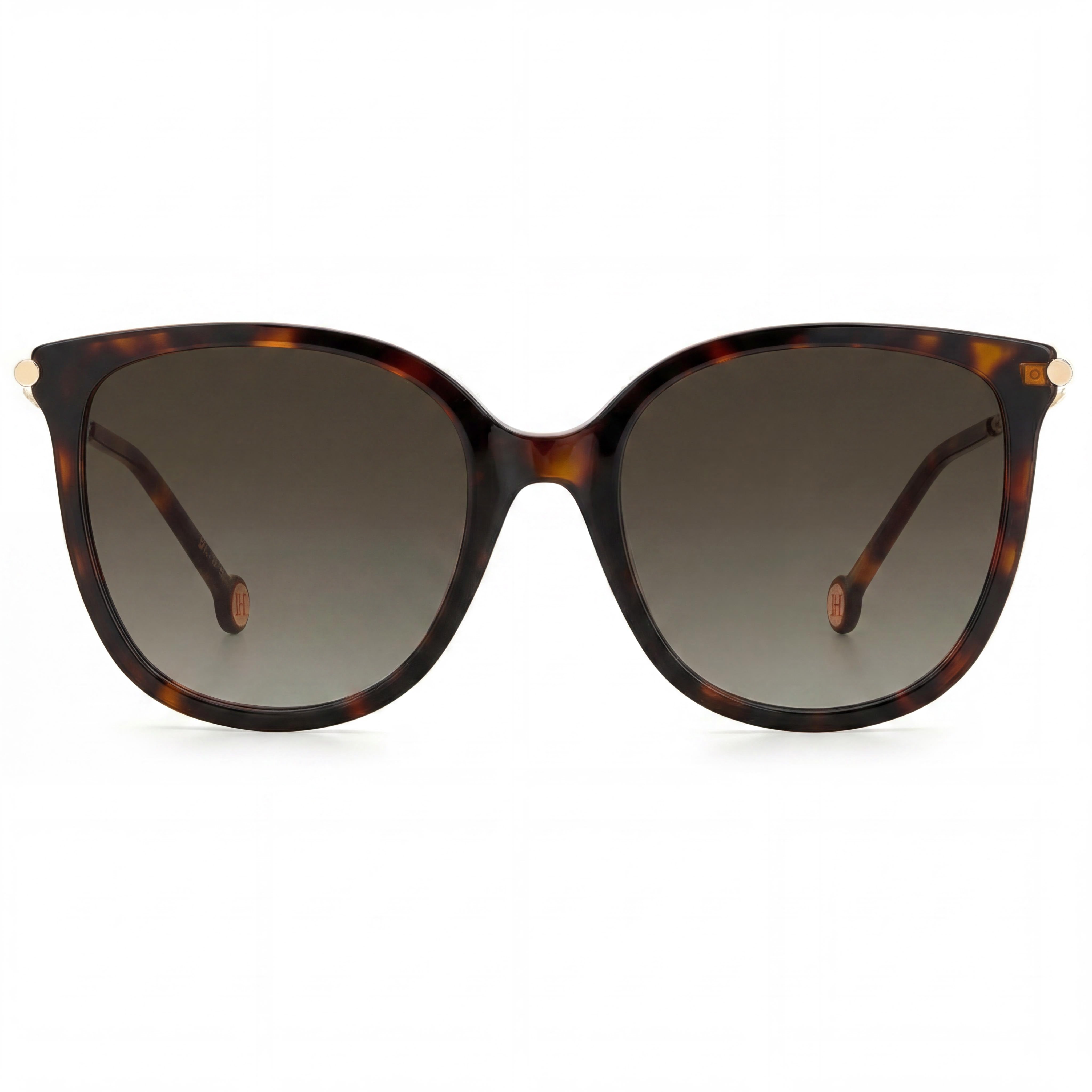 Gafas de sol Carolina Herrera CH 0023/S para mujer, armazón de acetato Habana, lentes grises degradadas con protección UV, 55 mm, Photo 2