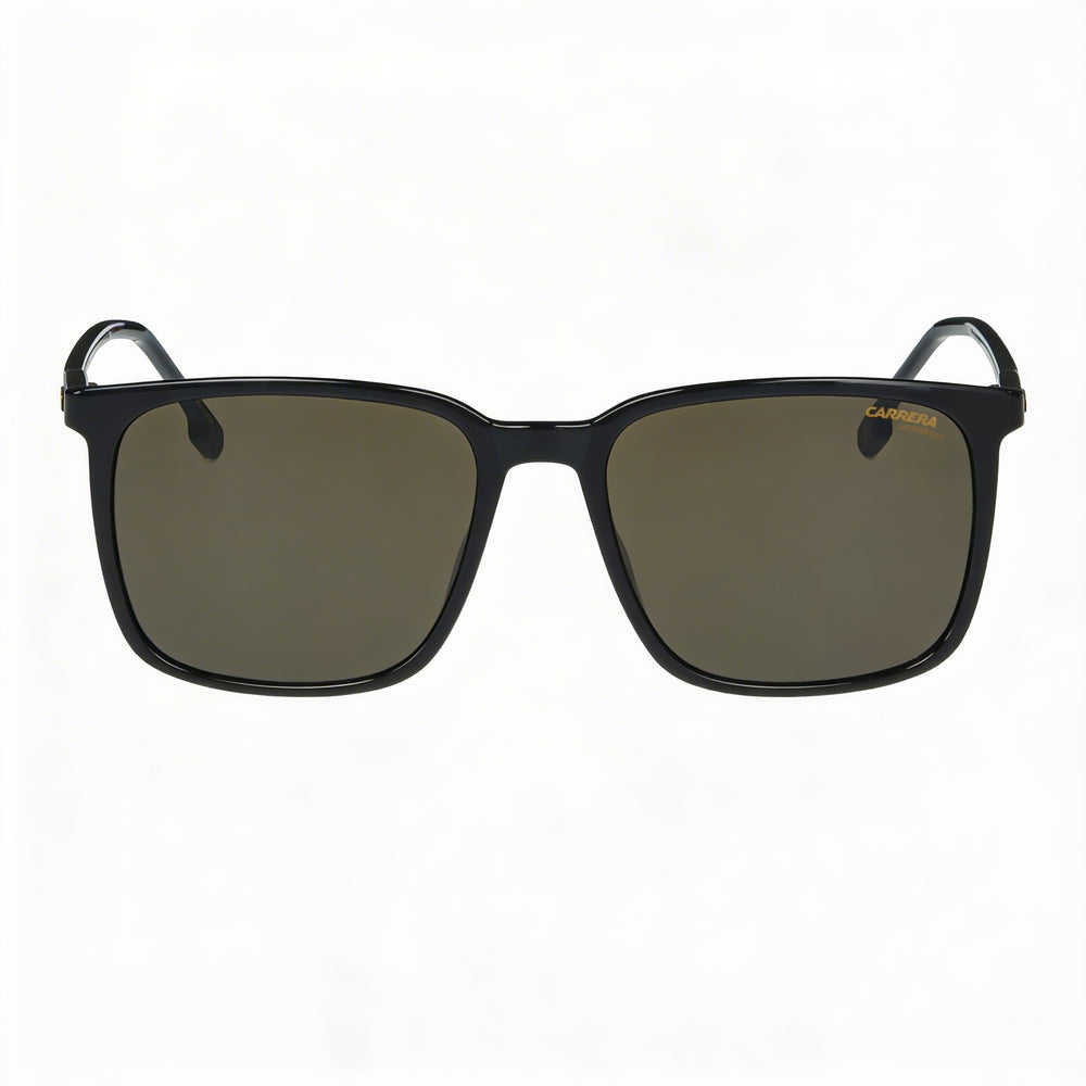 Carrera 259/S Unisex Black Polyamide Injection Grilamid Frame with Polycarbonate Lenses UV Protected Non-Polarized 55mm