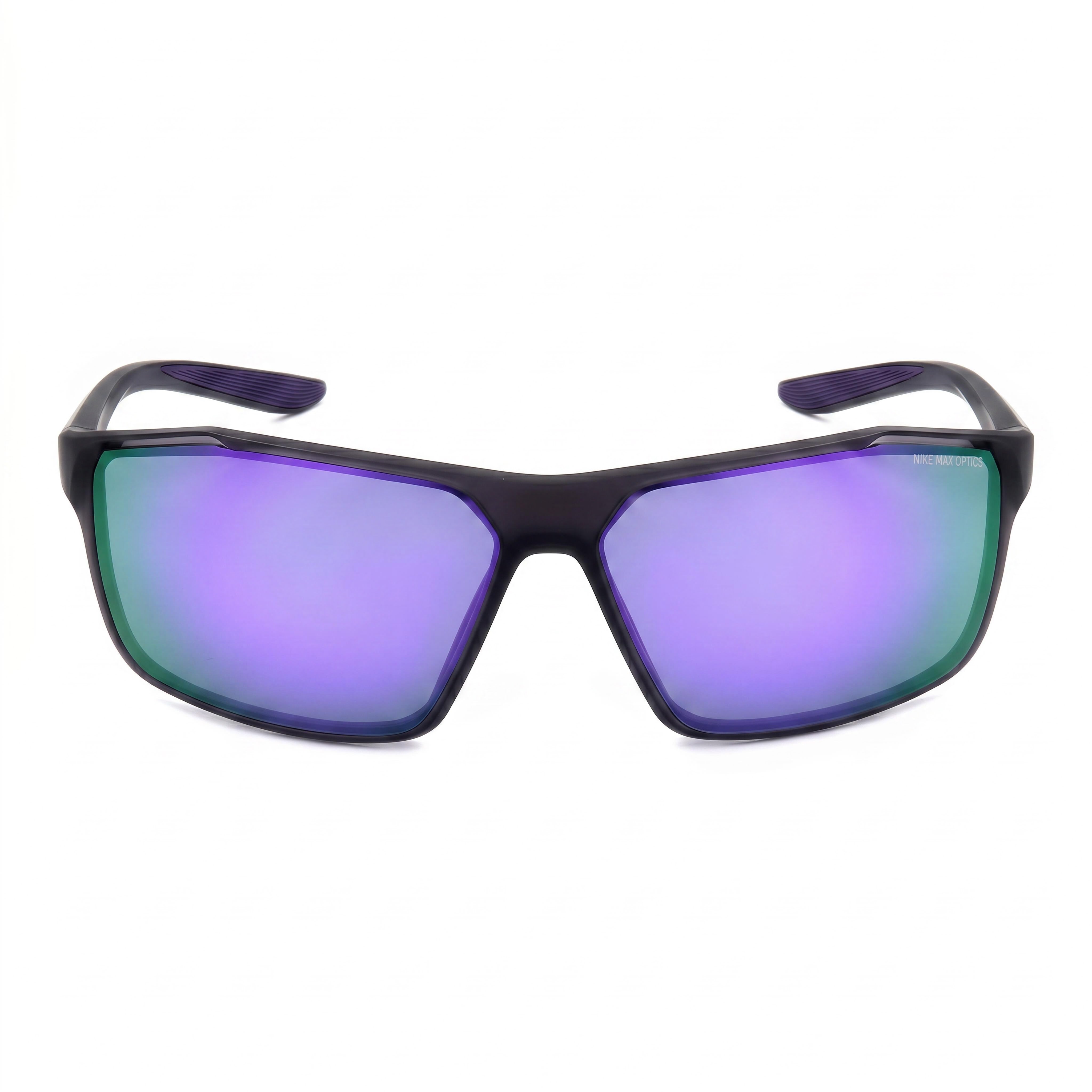 Nike Windstorm Unisex Plastic Matte Gridiron Violet Mirror Sunglasses 65mm, Photo 2