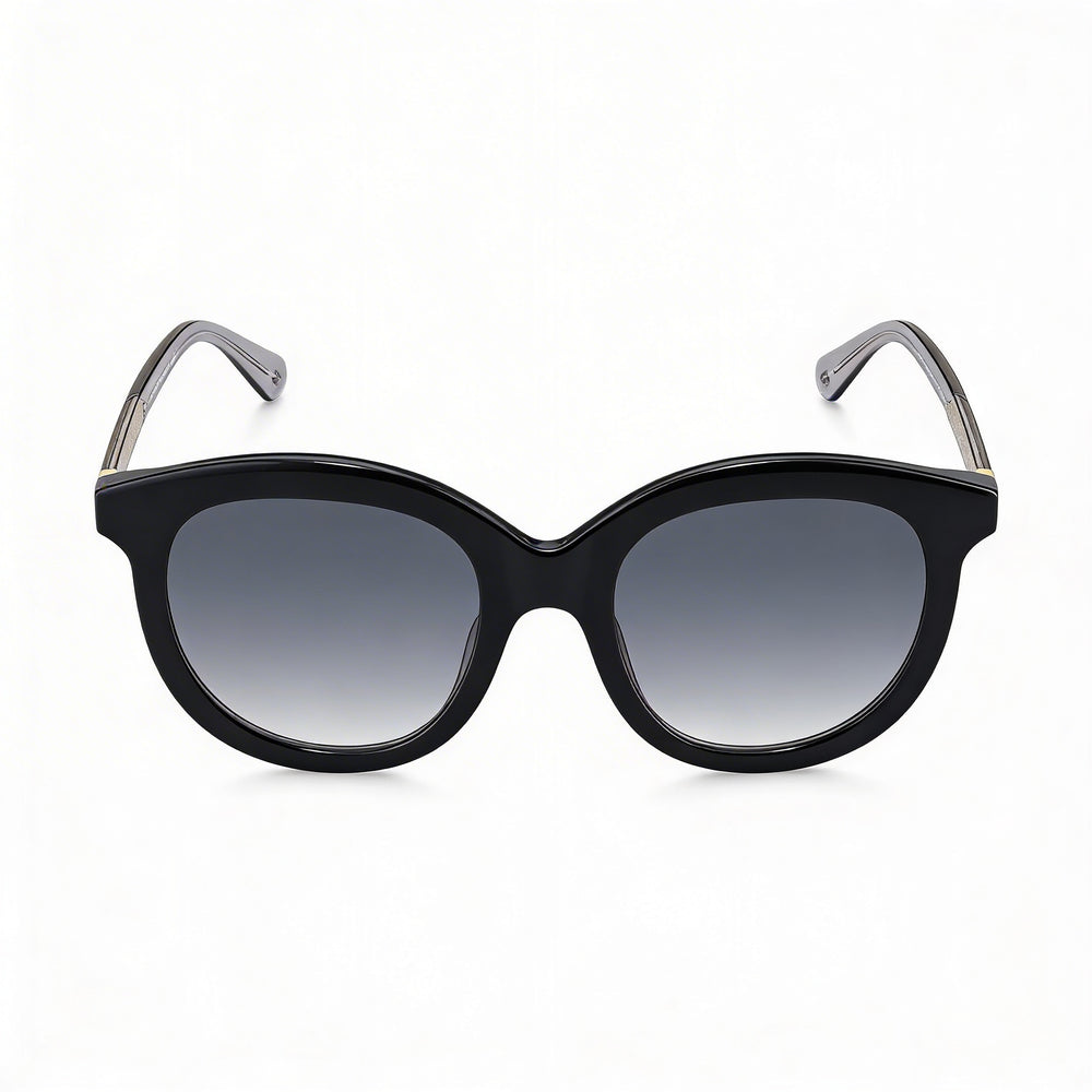 Gafas de sol cuadradas de acetato negro con protección UV y cristales oscuros degradados Lillian/G/S de Kate Spade New York para mujer 53mm