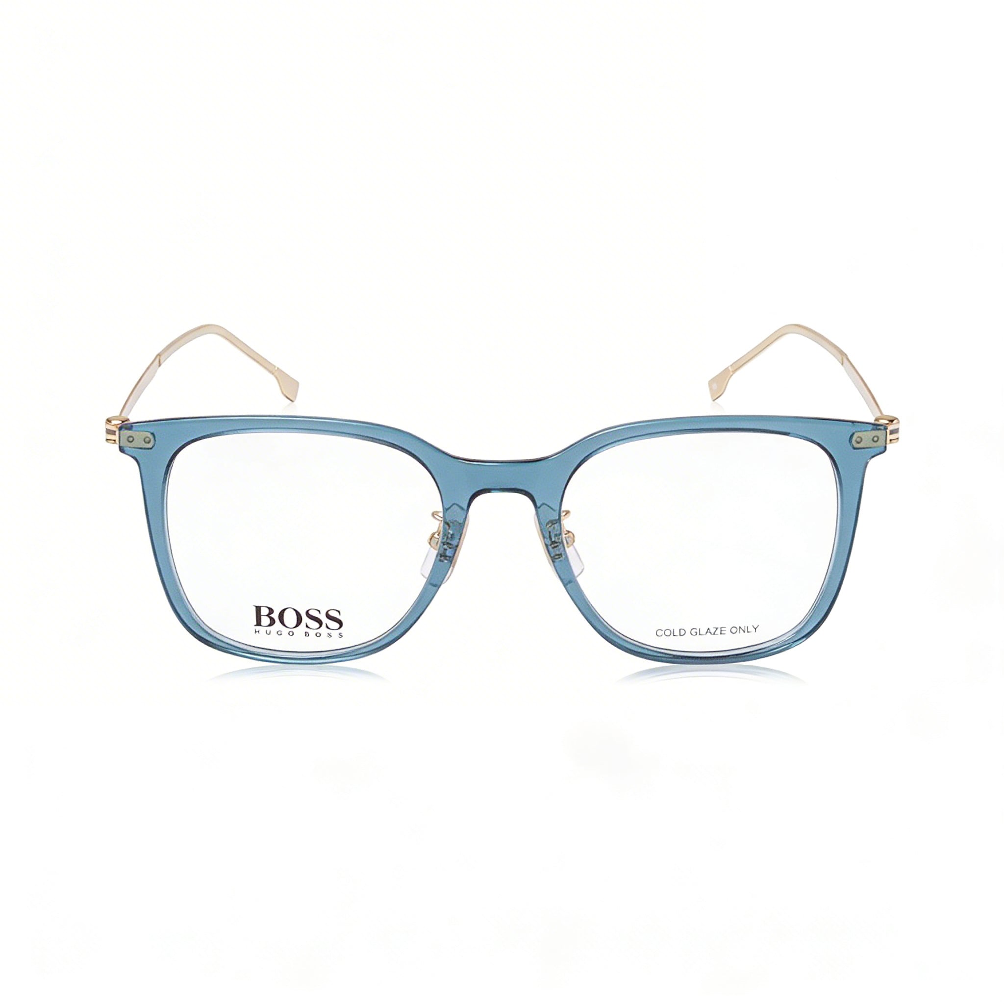 Hugo Boss 1360/f Modern Style Unisex Propionate Blue Optical Eyeglasses, 52mm Lens Size, Photo 2