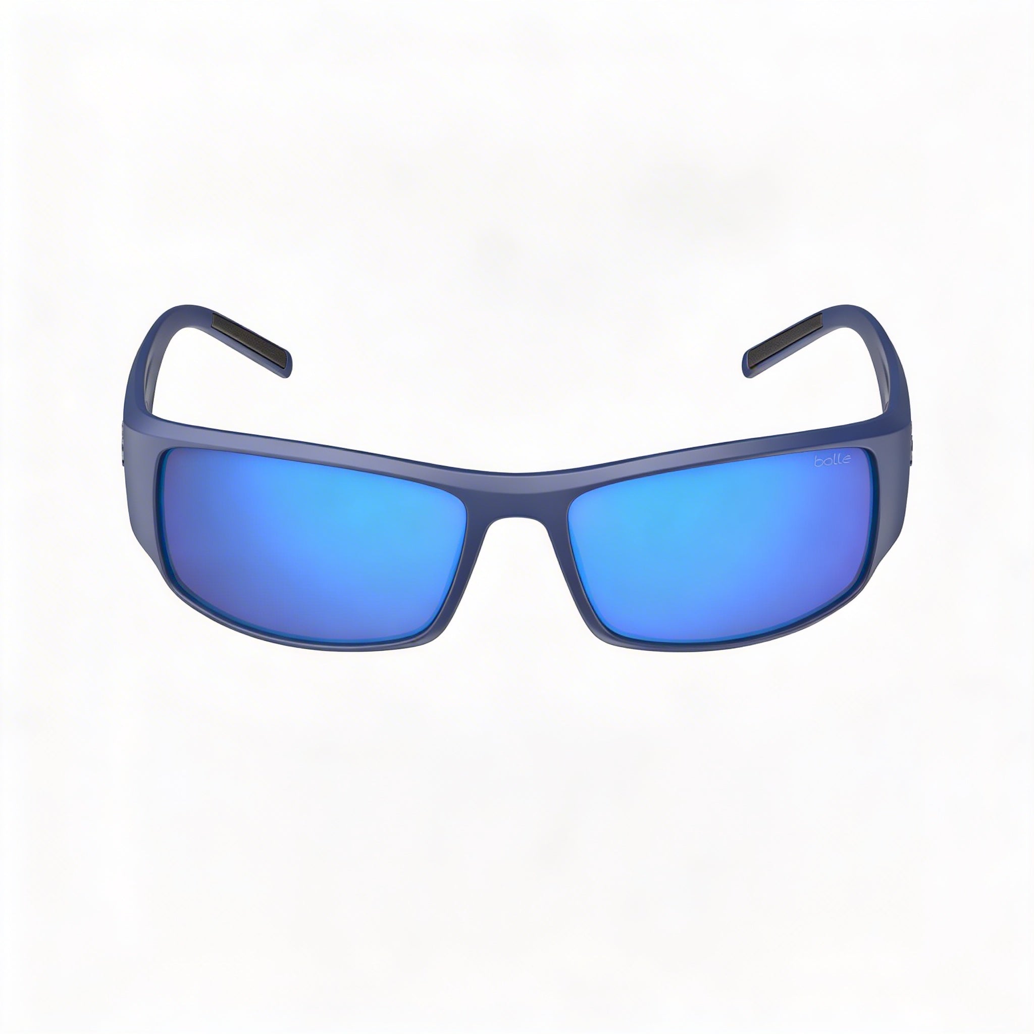 Bollé Casual Unisex Marco Envolvente de Acetato Mate Azul Oscuro con Lentes de Policarbonato UV de 63mm, Photo 2