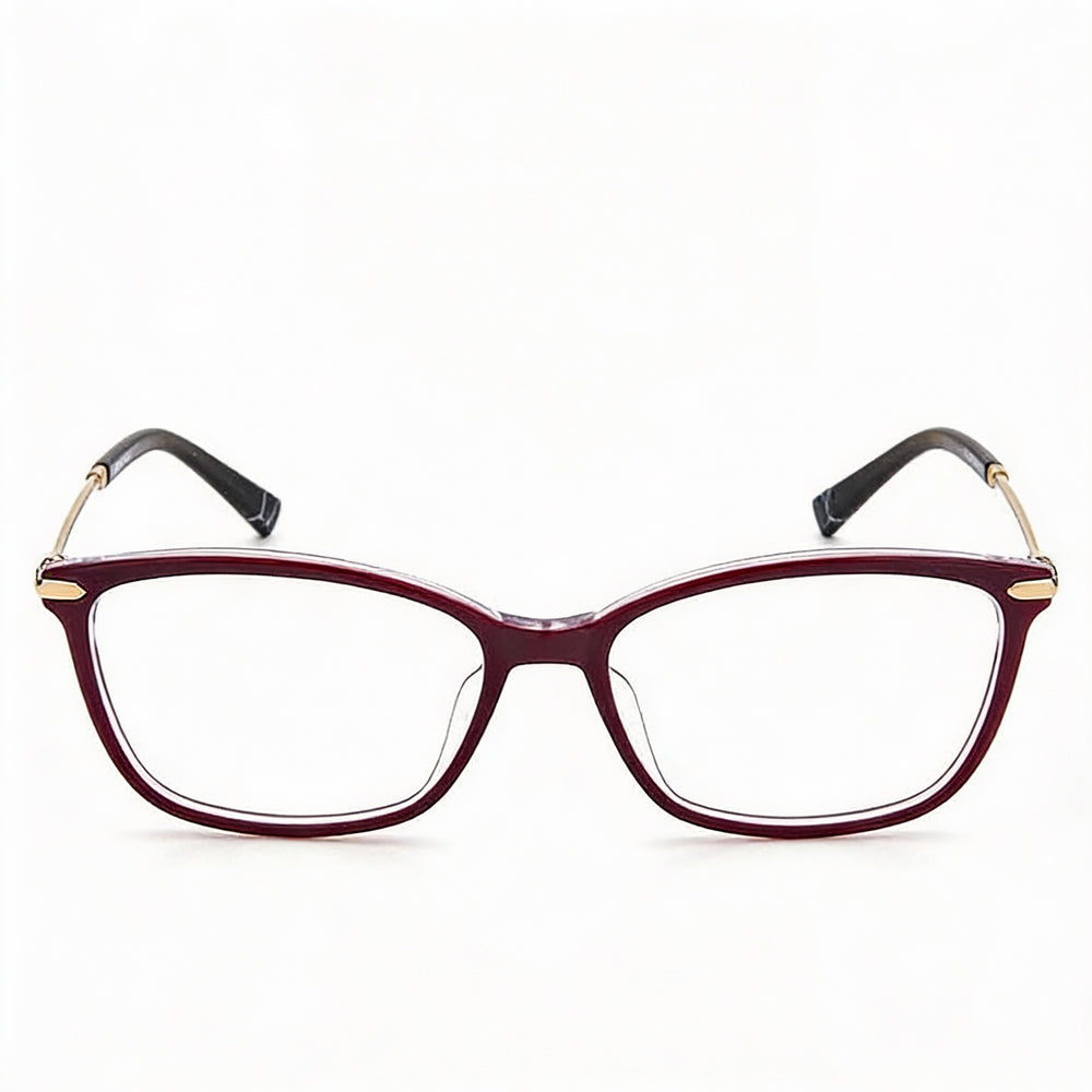 M Missoni MIS 0058 Women's Burgundy Clear Acetate Frame Sunglasses with Polycarbonate Lenses 100% UV Protection 55mm