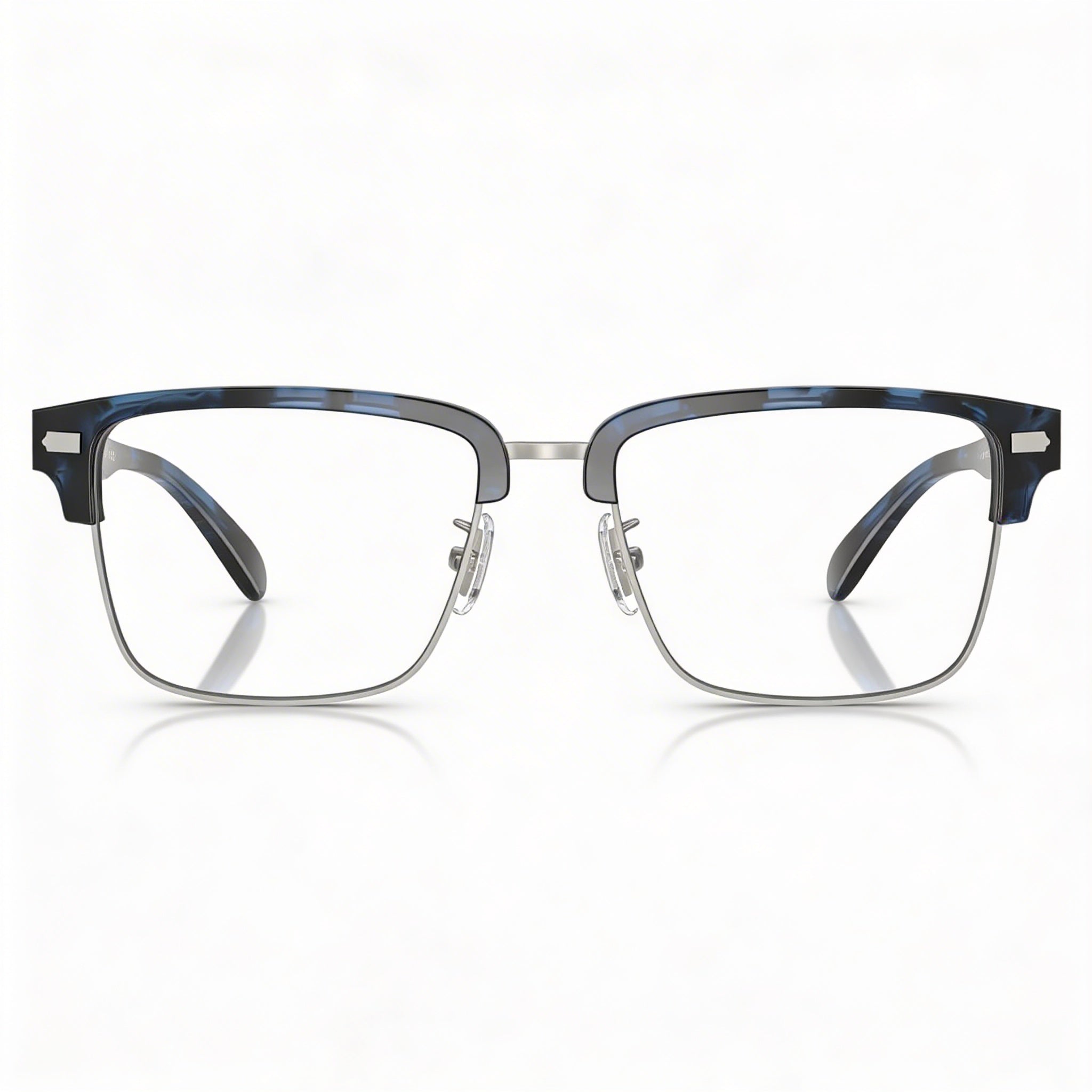COACH Hc6253 Coach Rivet - Gafas graduadas con montura cuadrada de plástico, color azul carey, 54 mm, Photo 2