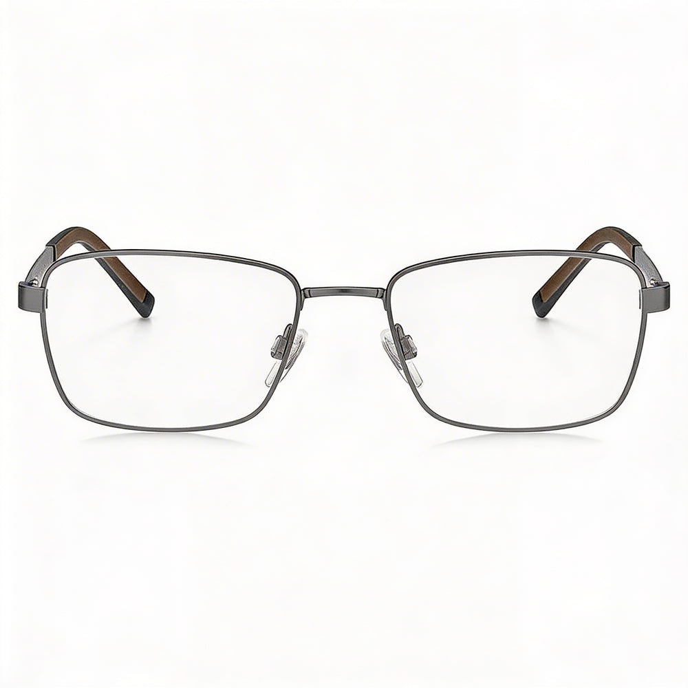 Tommy Hilfiger TH 1946 Gafas para hombre de aleación moderna Acero rutenio mate plateado transparente no polarizado 55 mm