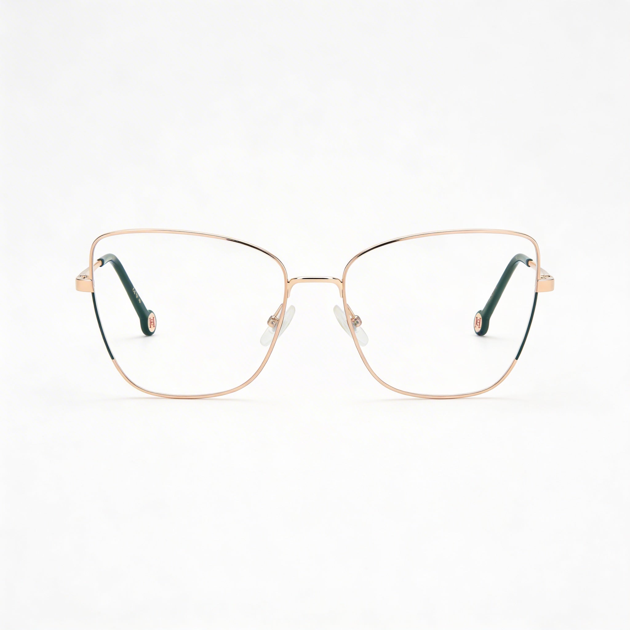 Carolina Herrera Her 0209 Women's Metal Frame Gold Green Non-Polarised Polycarbonate Sunglasses 56mm, Photo 1