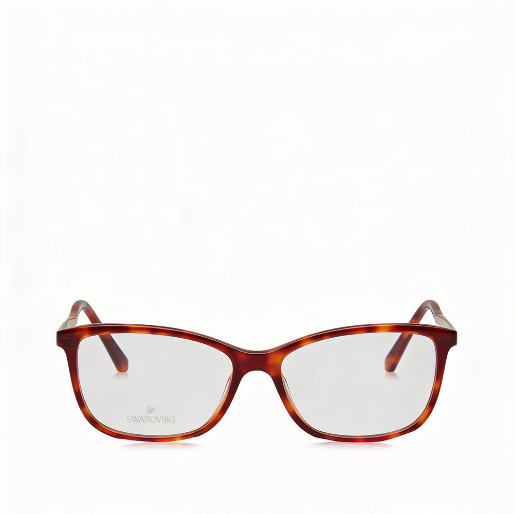 Swarovski RECTANGULAR Women's Dark Havana Plastic Optical Frame Eyeglasses for Prescription Lenses 54mm