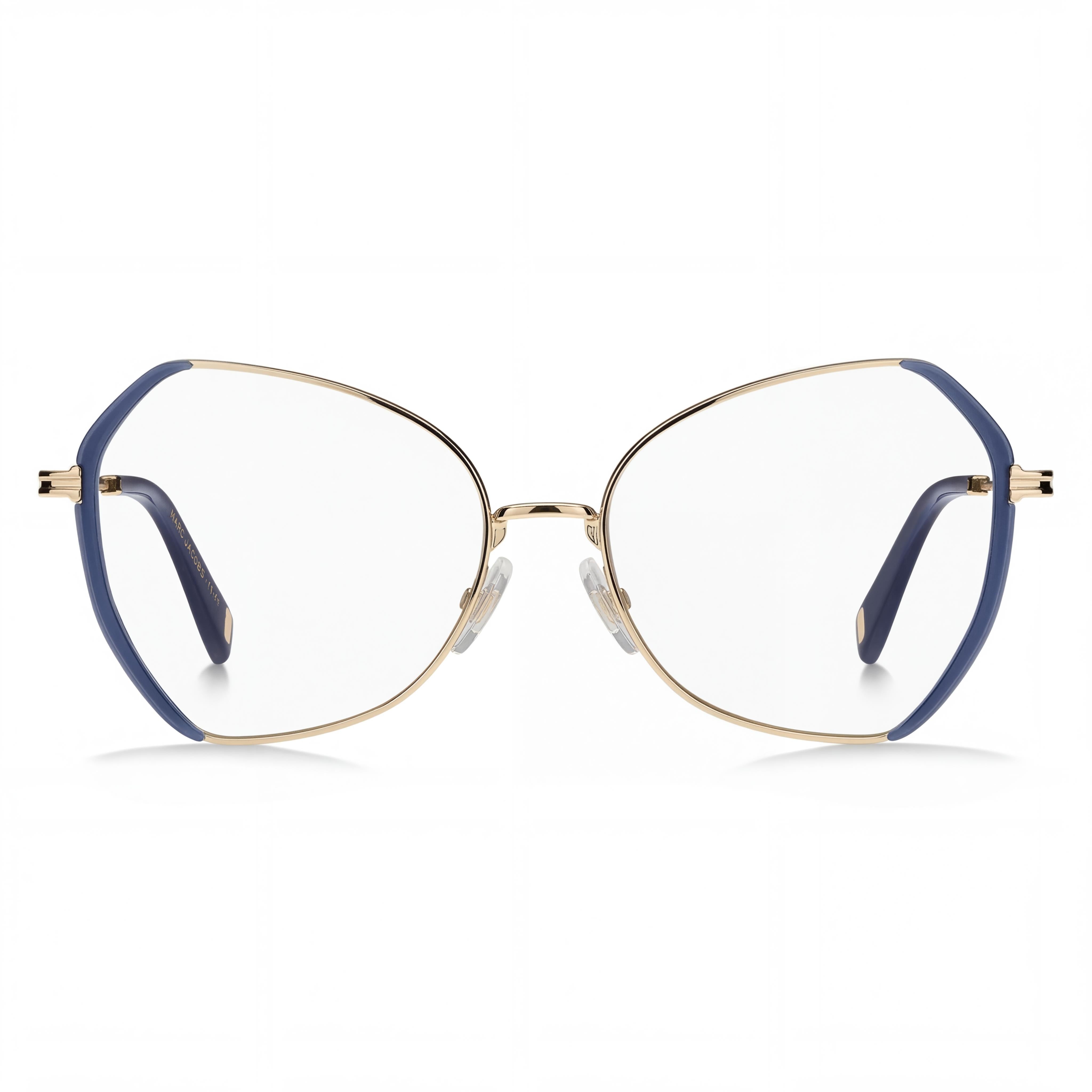 Gafas de sol temporales Marc Jacobs para mujer, de aleación de acero, doradas y azules, de 55 mm, Photo 2