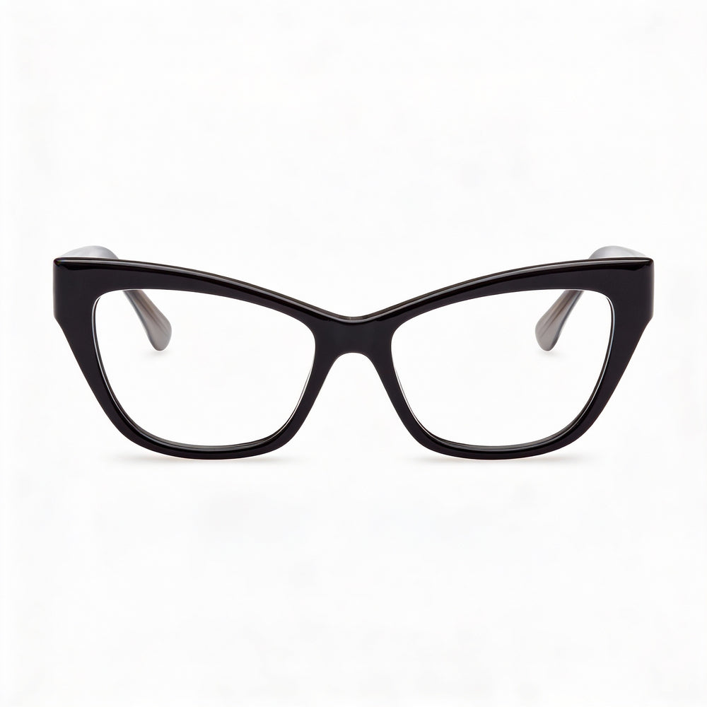 MaxMara MM5053 Women's Casual Acetate Sunglasses, Black Frame, Havana Lens, 53-16-140mm