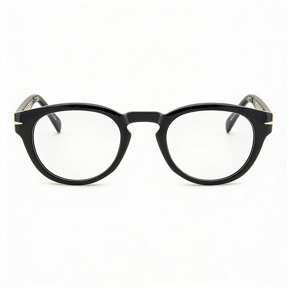 Gafas de sol David Beckham Modern para hombre, armazón de acetato negro, lentes de policarbonato sin polarizar 48-22-145