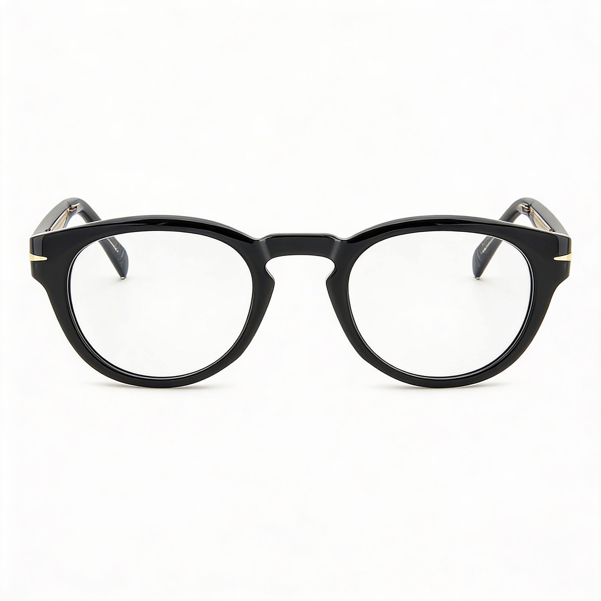 Gafas de sol David Beckham Modern para hombre, armazón de acetato negro, lentes de policarbonato sin polarizar 48-22-145, Photo 1