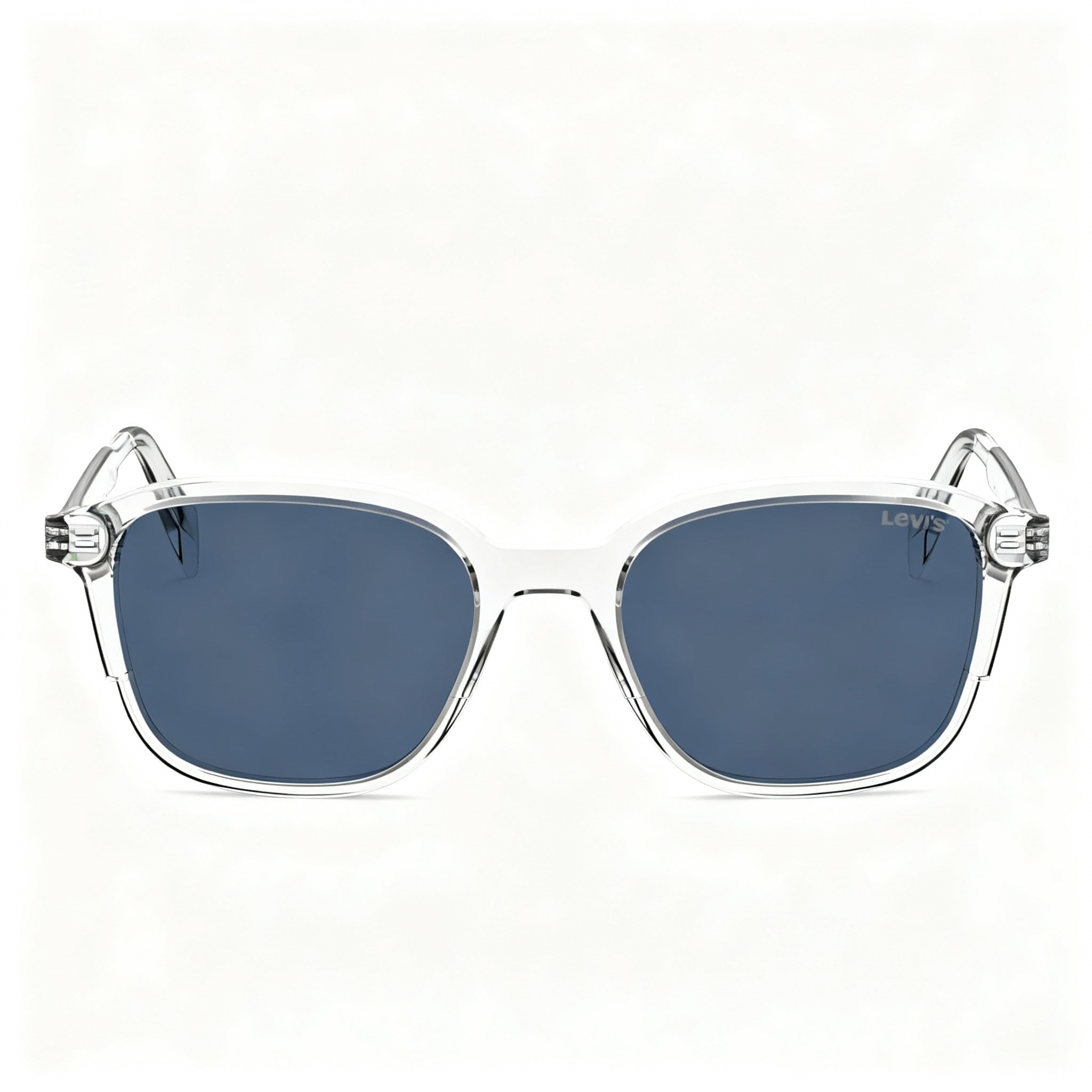 Levi's Timeless Unisex Lightweight Eco Polyamide RX-Able Eyeglasses Frame Crystal Blue 53-18-145