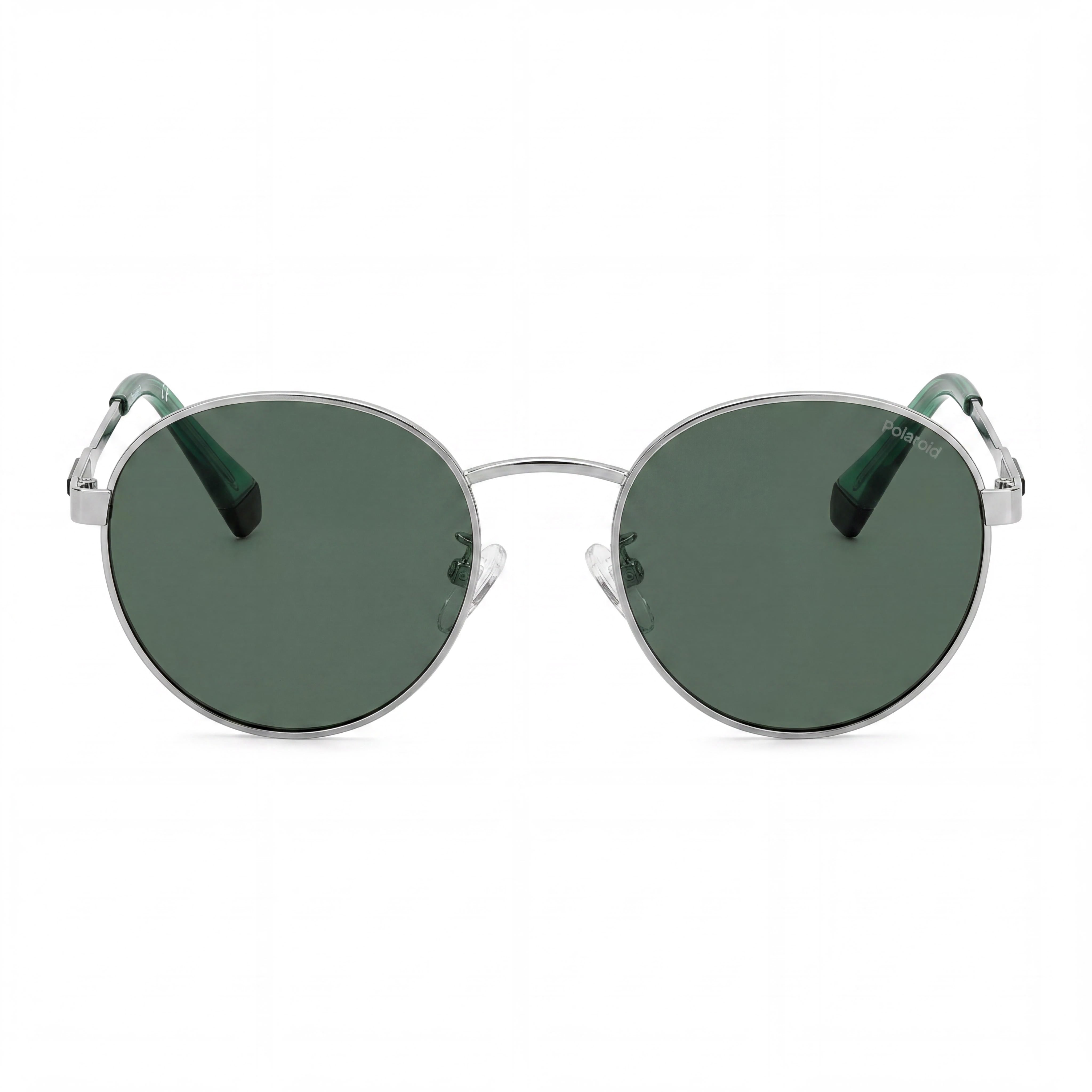 Polaroid Classic Unisex Multicolour Stainless Steel Sunglasses with Green Polarized Lenses, UV Protection, 52mm, Photo 2