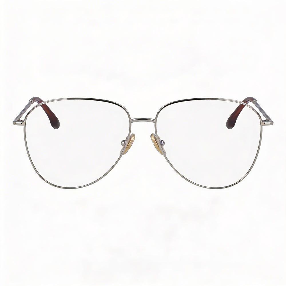 Victoria Beckham Modern Unisex Silver Acetate Frame Sunglasses with Polycarbonate Lenses, Lens Width 57mm