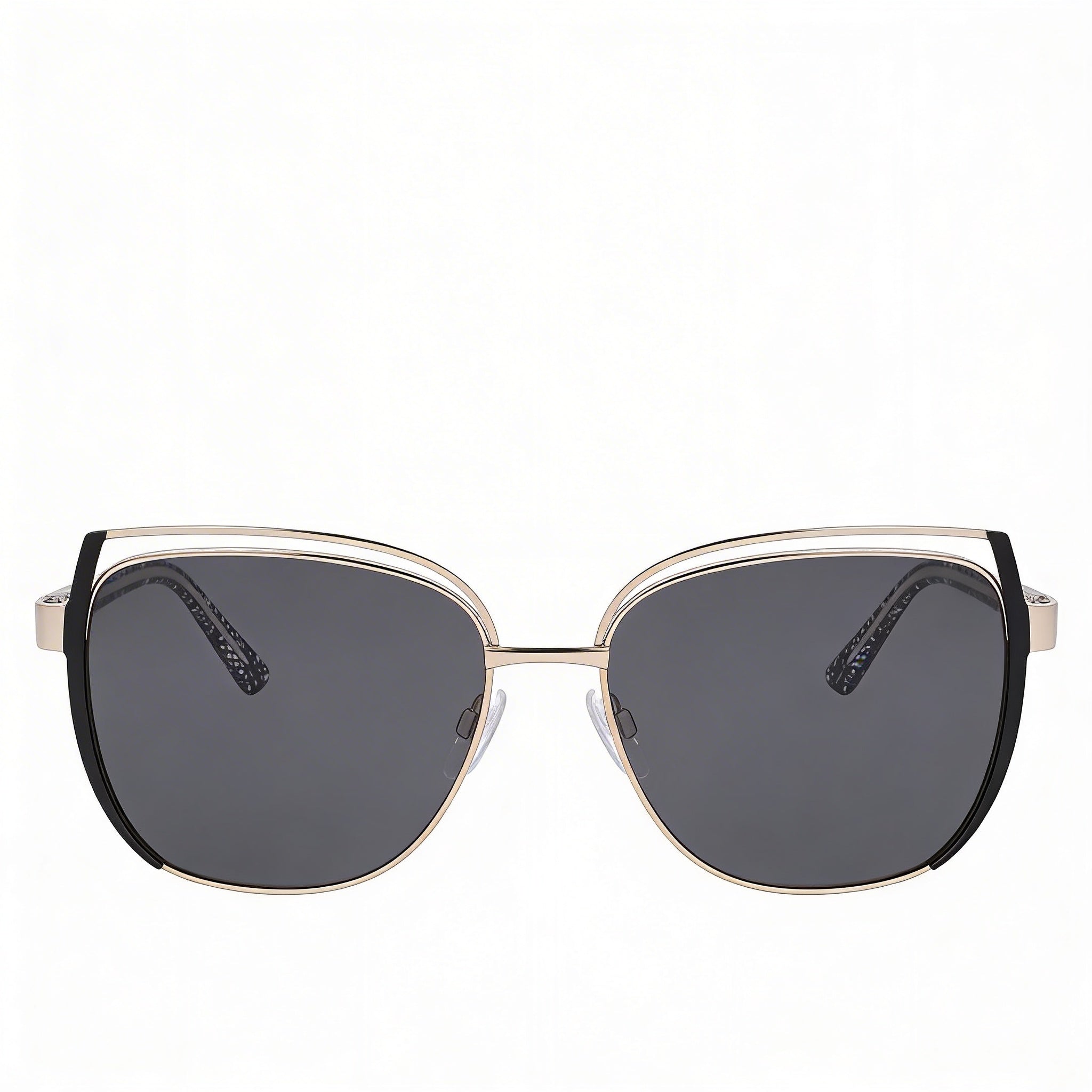 bebe Bb7249 Women's Gold Acetate Frame Black Polycarbonate Lens UV Protection Sunglasses 57mm, Photo 2