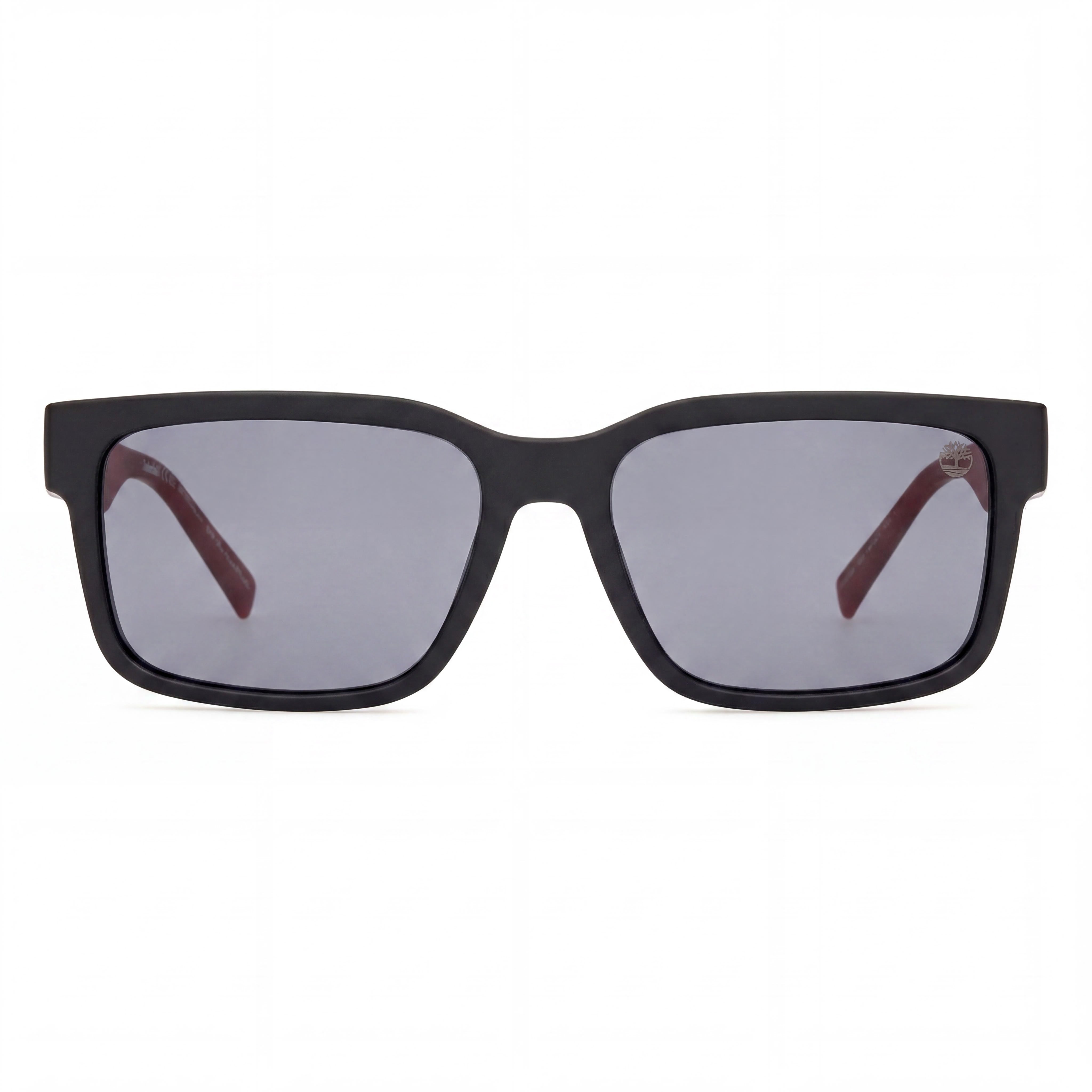 Gafas de sol Timberland modernas unisex, montura de plástico negro mate, lentes ahumadas de 54 mm, Photo 2