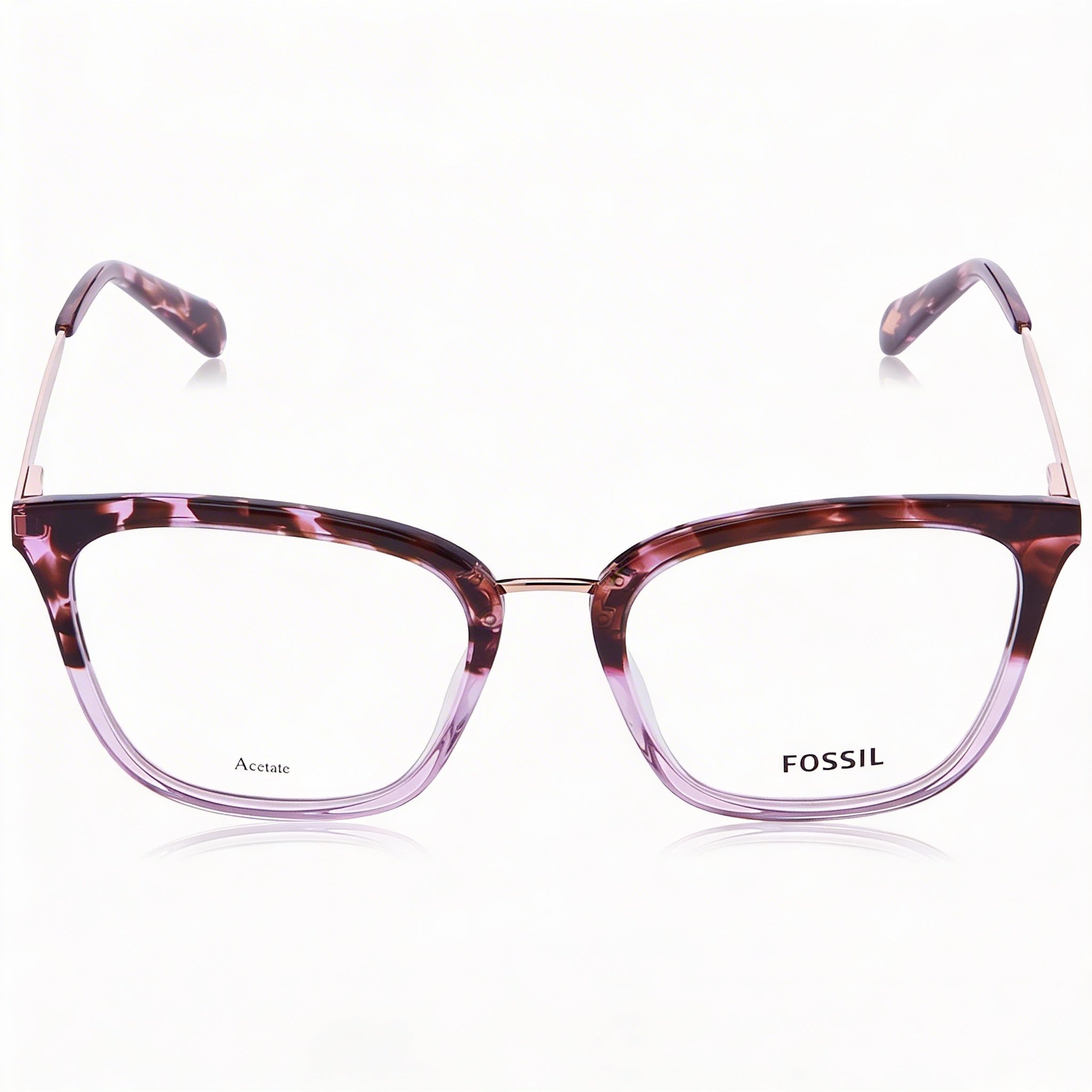 Fossil Fos 7159 Women's Plastic Rectangular Clear Lens Eyeglasses 53/19, Photo 2