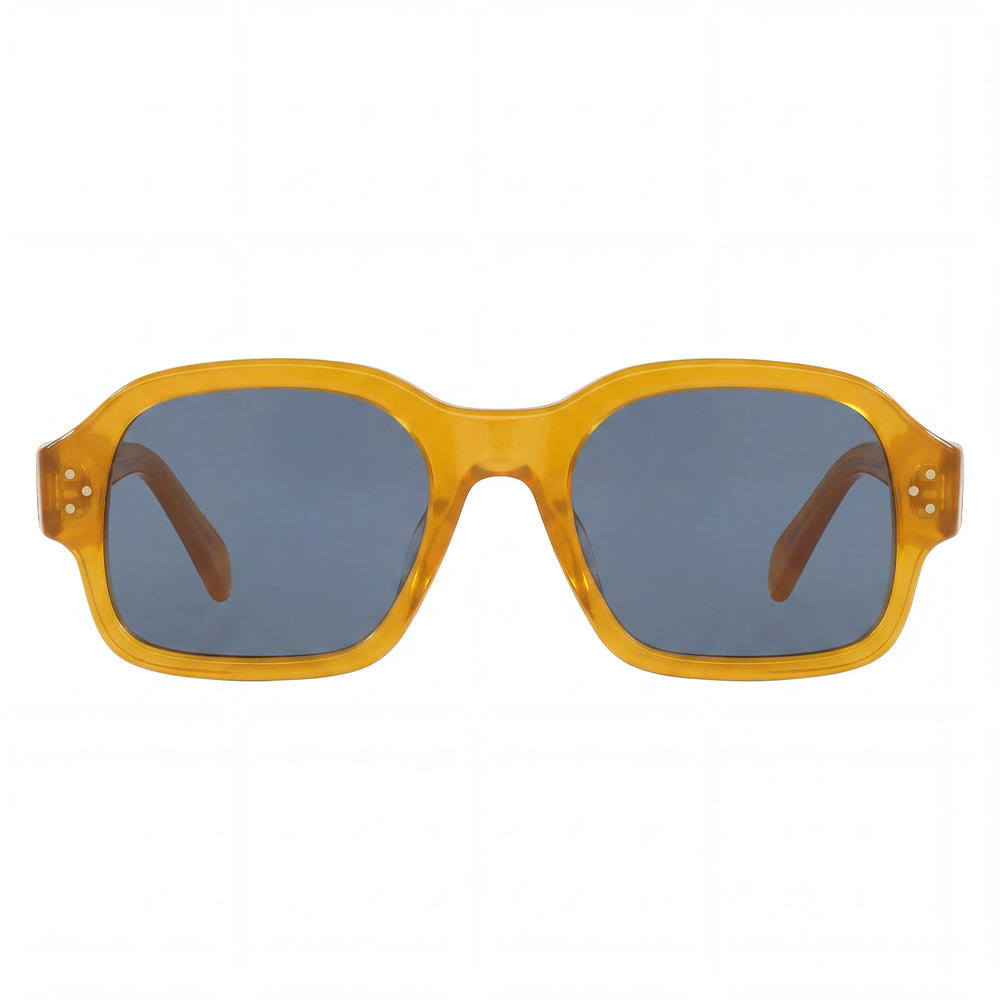 Gafas Céline unisex con montura marrón y azul