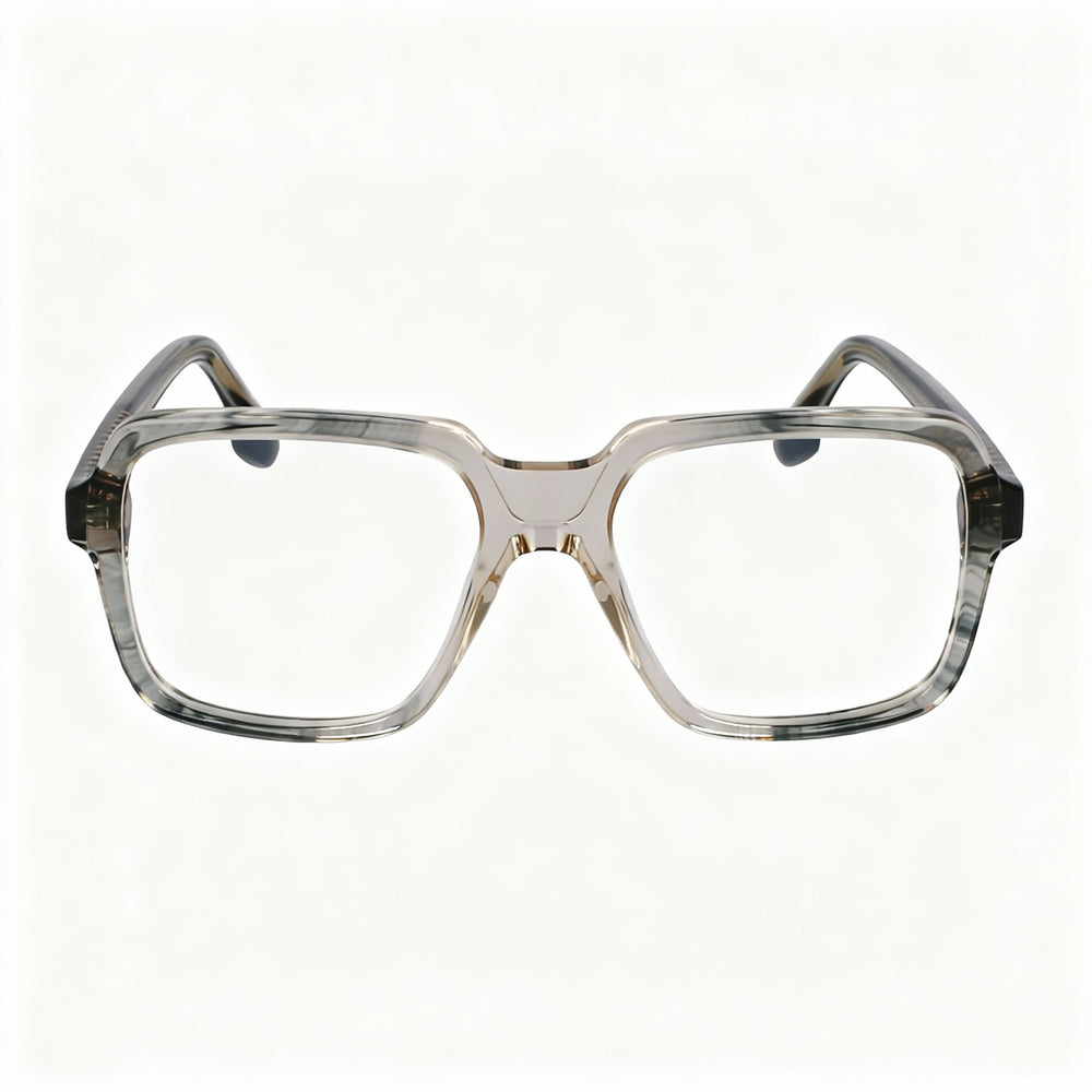 Monturas ópticas Victoria Beckham VB2668 de acetato para mujer, cuadradas y redondeadas, estilo vintage, gris degradado, 53-17-140