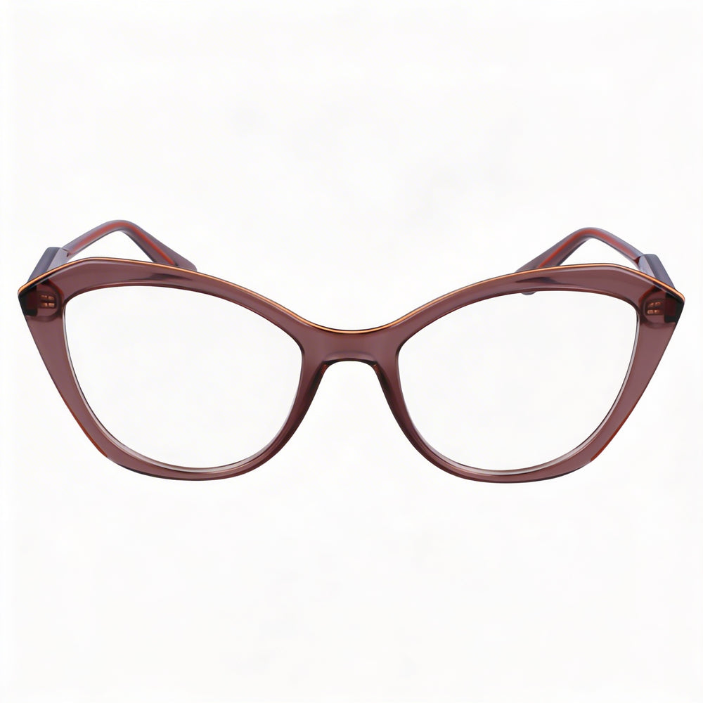 Gafas para mujer KARL LAGERFELD Modernas Marrones con Montura iniciettato, Ancho de Lente 52 mm, Ancho de Puente 19 mm, Longitud de Patilla 140 mm