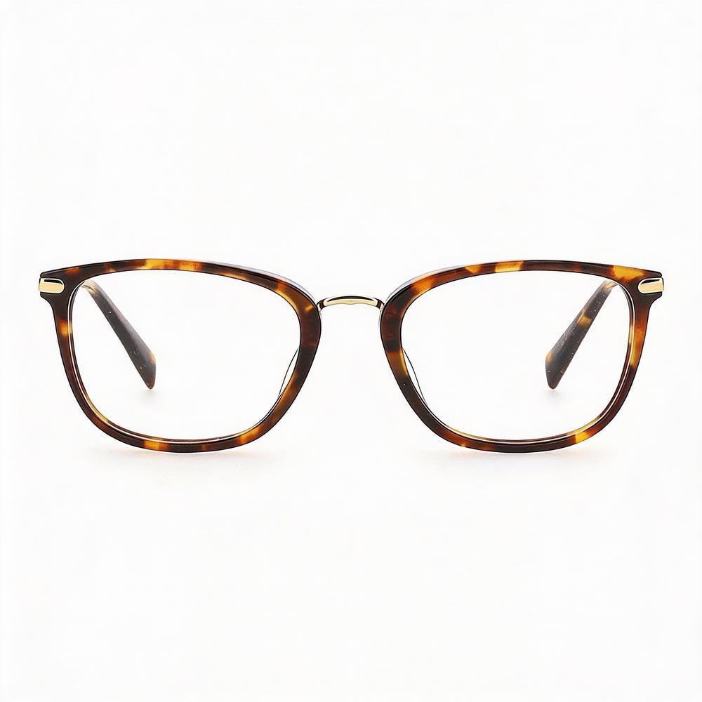 Levi's Lv 5007 Unisex Rectangular Eco Pmma Eyeglasses Havana 52mm
