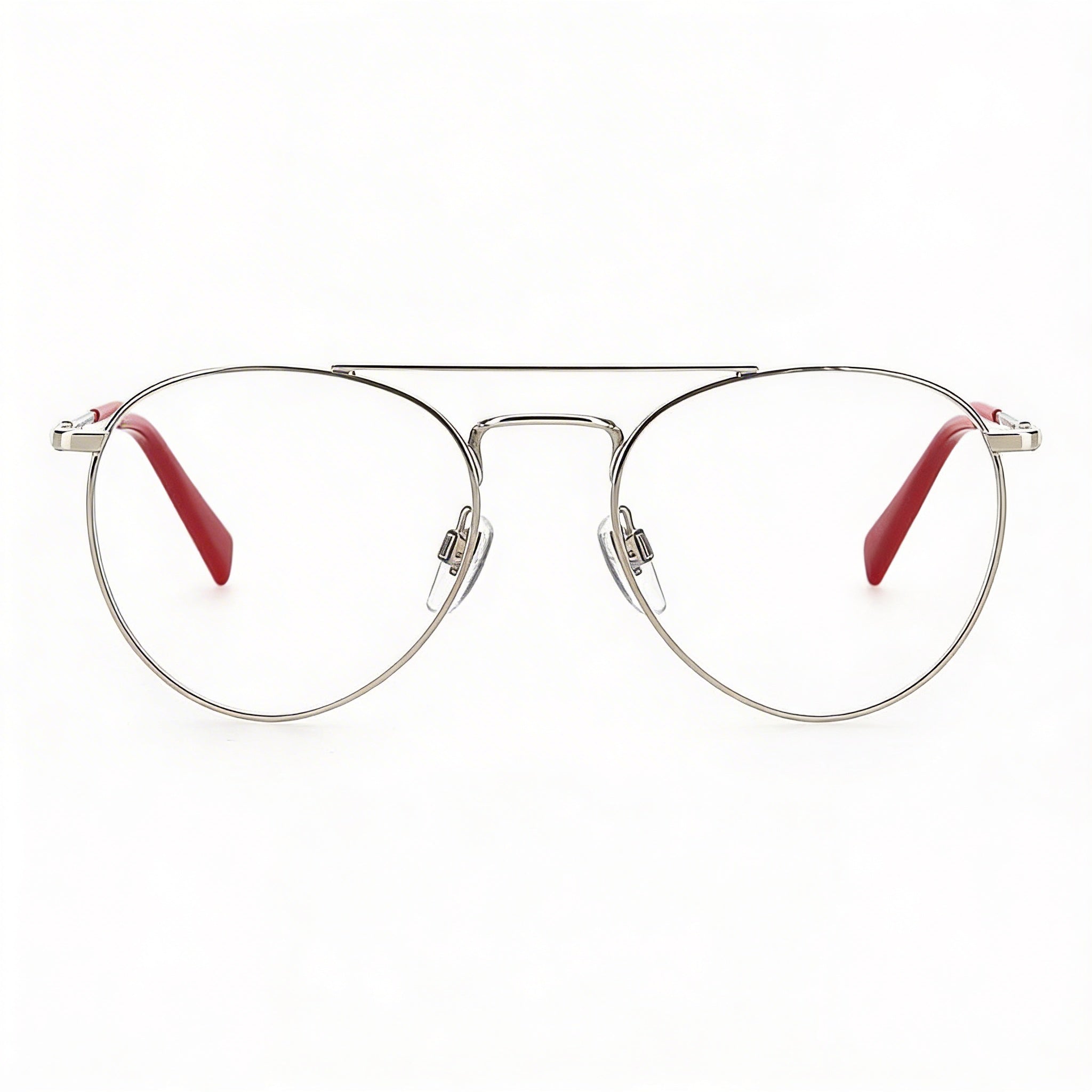Levi's Lv 1006 Unisex Metal Palladium Demo Lens Eyeglasses 52mm, Photo 2