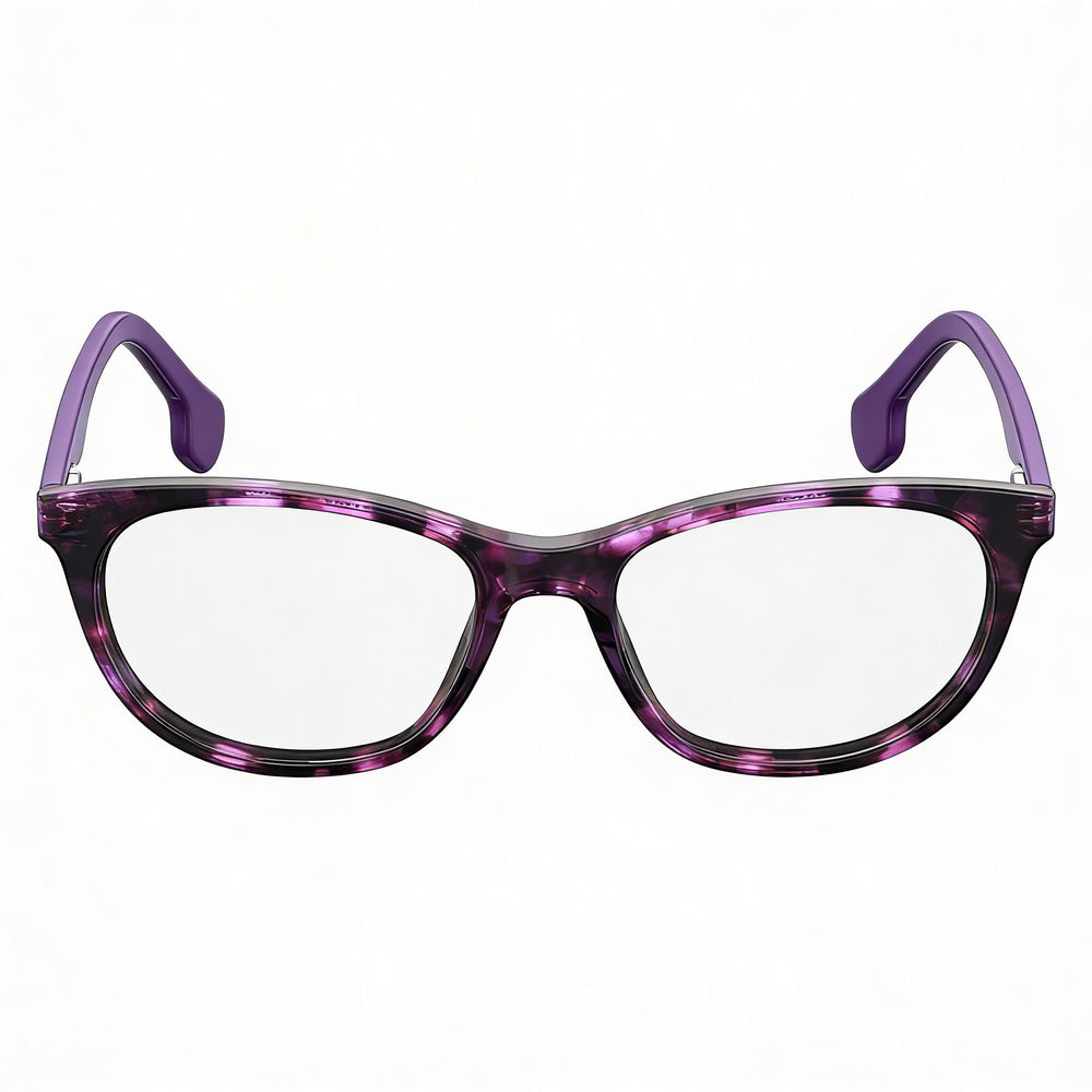 Montura de gafas Carrera unisex de acetato, violeta habana, lentes de 46 mm, puente de 16 mm, patilla de 130 mm