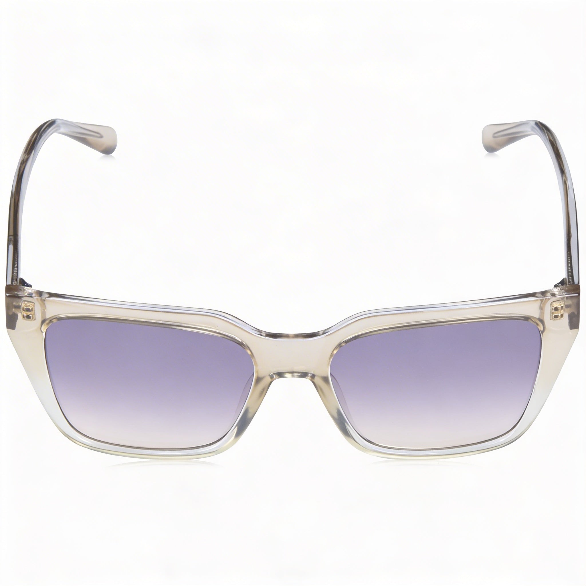 Love Moschino Classic Women's UV Protected Sunglasses, Beige Violet Cellulose Propionate Frame, Grey Fuchsia Lenses, 52mm, Photo 2