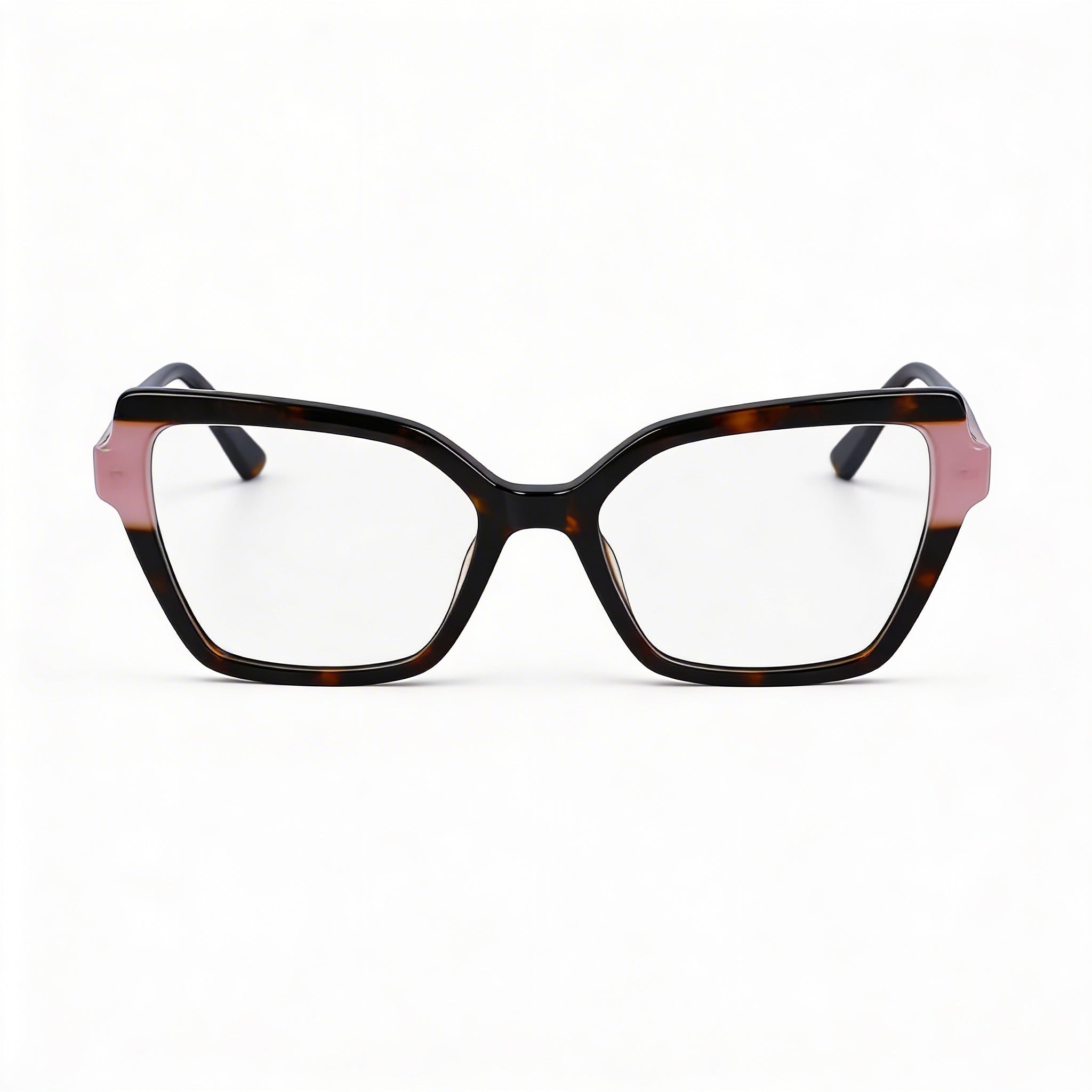 Gafas de sol para mujer KARL LAGERFELD de acetato moderno de color carey oscuro rosado sin polarizar de 53 mm, Photo 2