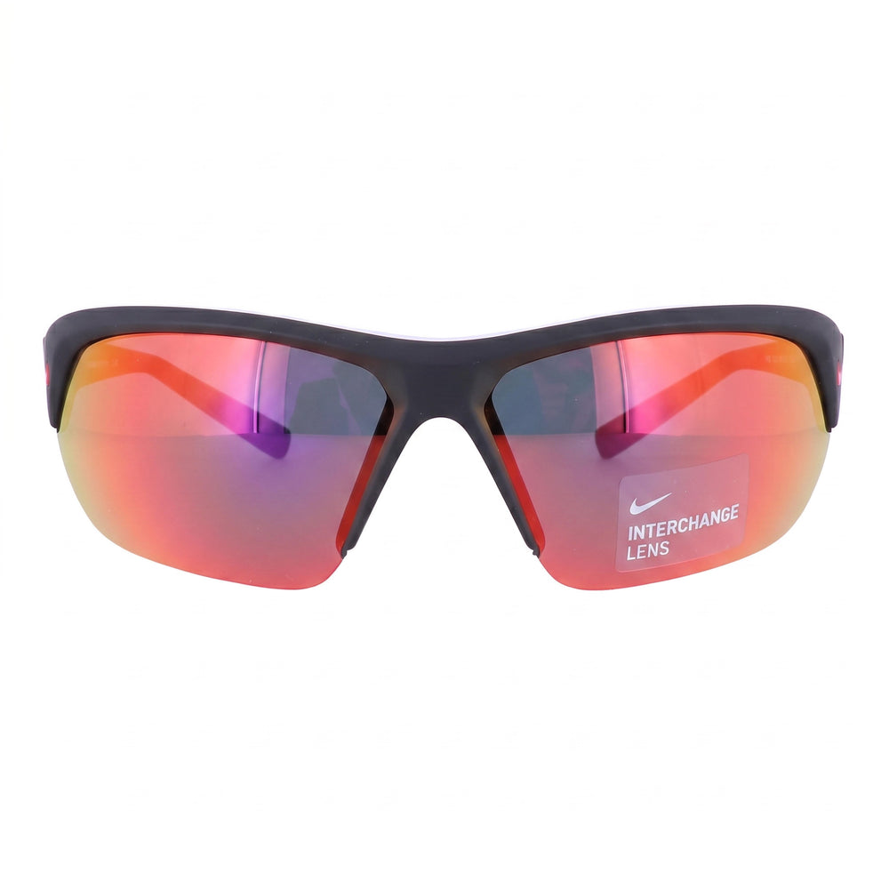 Nike Skylon Ace Unisex Matt Black Grey Plastic Frame Grey Infrared Mirror Lens UV Protection Sunglasses 69mm