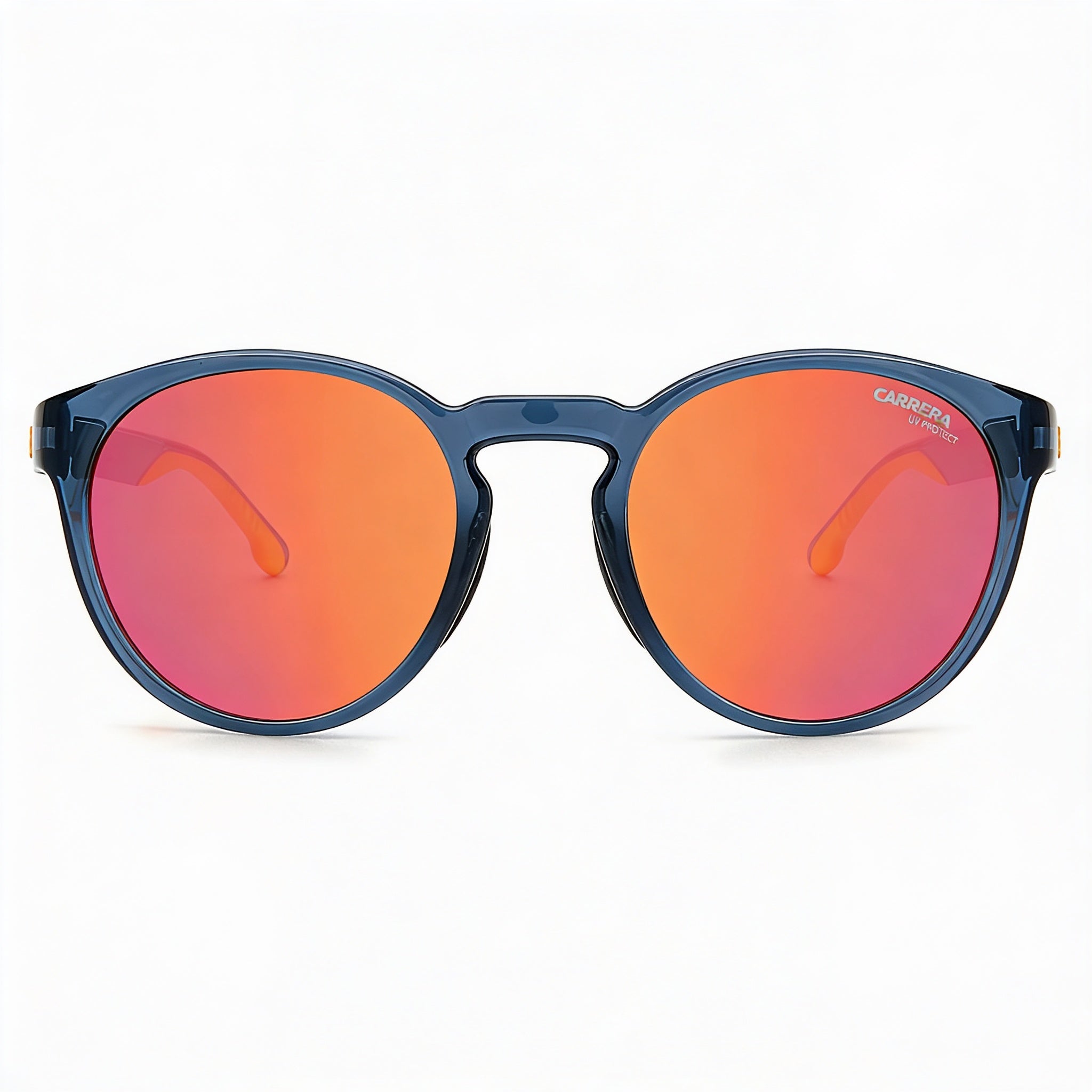 Carrera 8056/S Men's Blue Polishing Frame Mirror Fire Red Lenses UV Protection Sunglasses 51-22-145, Photo 2