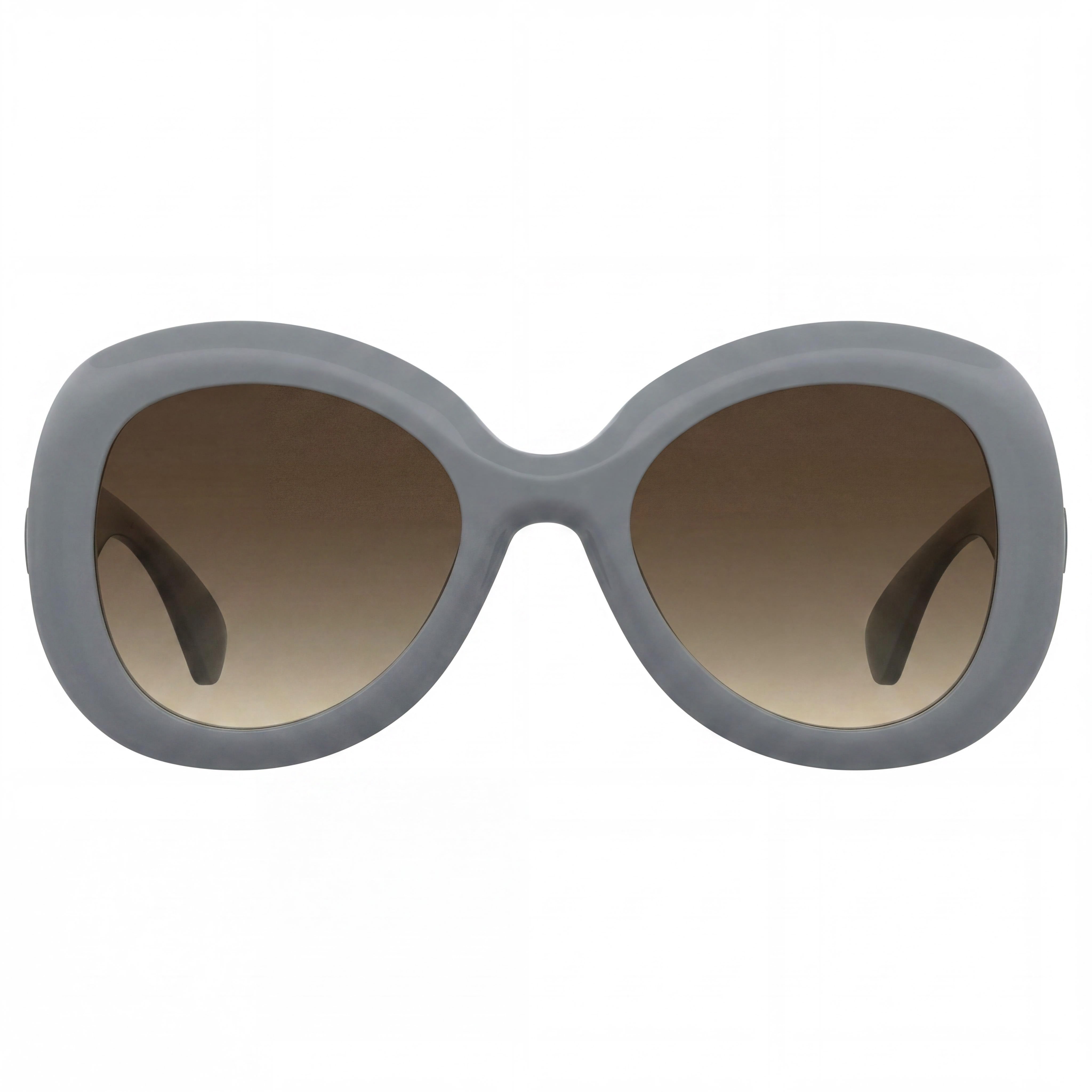 Moschino Gafas de sol informales para mujer CELULOSA PROP. INYEC. Montura azul azur Lente sombreada marrón 54-22-140, Photo 2
