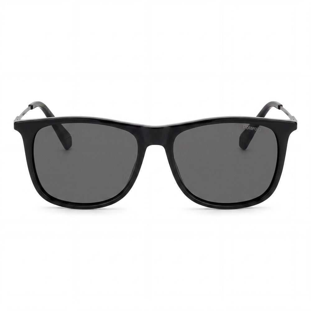 Polaroid Classic Women's Polarized UV 400 ECO CO-POLYESTER Black Grey Frame Grey Lens 55mm