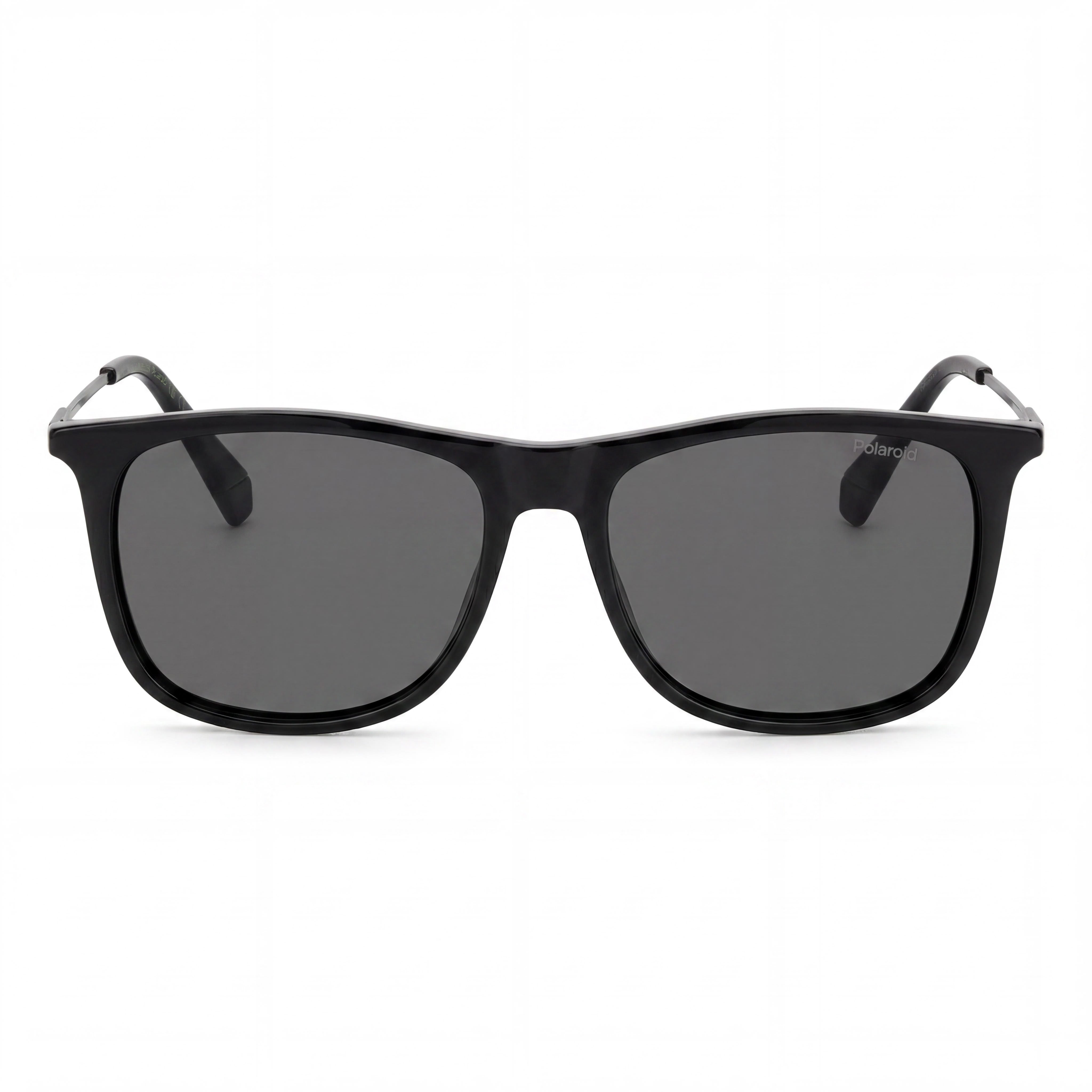 Polaroid Classic Women's Polarized UV 400 ECO CO-POLYESTER Black Grey Frame Grey Lens 55mm, Photo 2